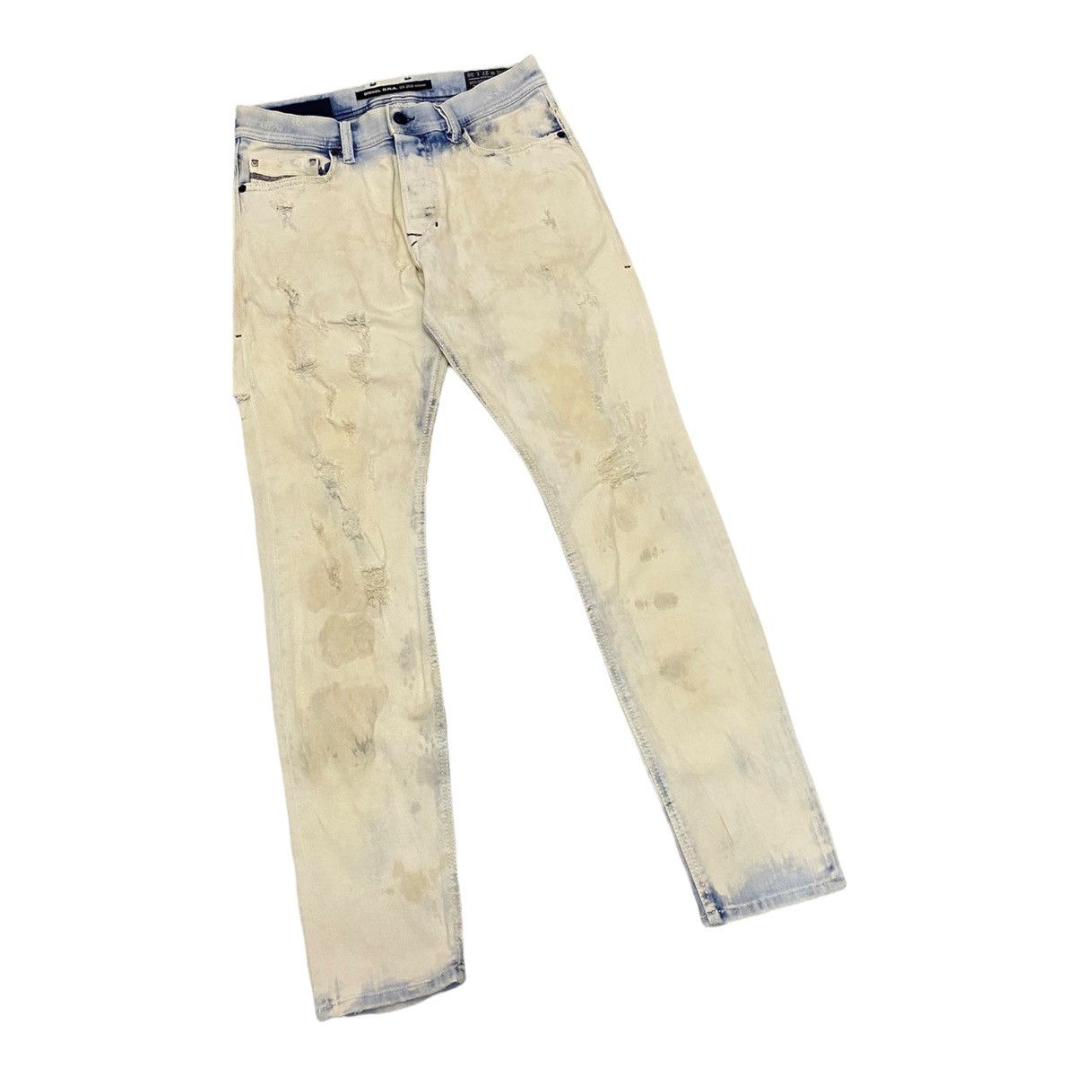 Diesel RARE🔥DIESEL DNA S/S 2016 SLIM-CARROT DISTRESSED PUNK JEANS Size US 29 - 3 Thumbnail
