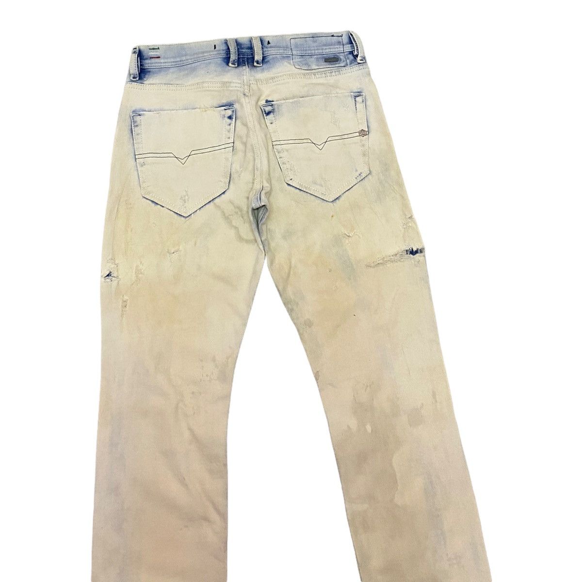 Diesel RARE🔥DIESEL DNA S/S 2016 SLIM-CARROT DISTRESSED PUNK JEANS Size US 29 - 8 Thumbnail
