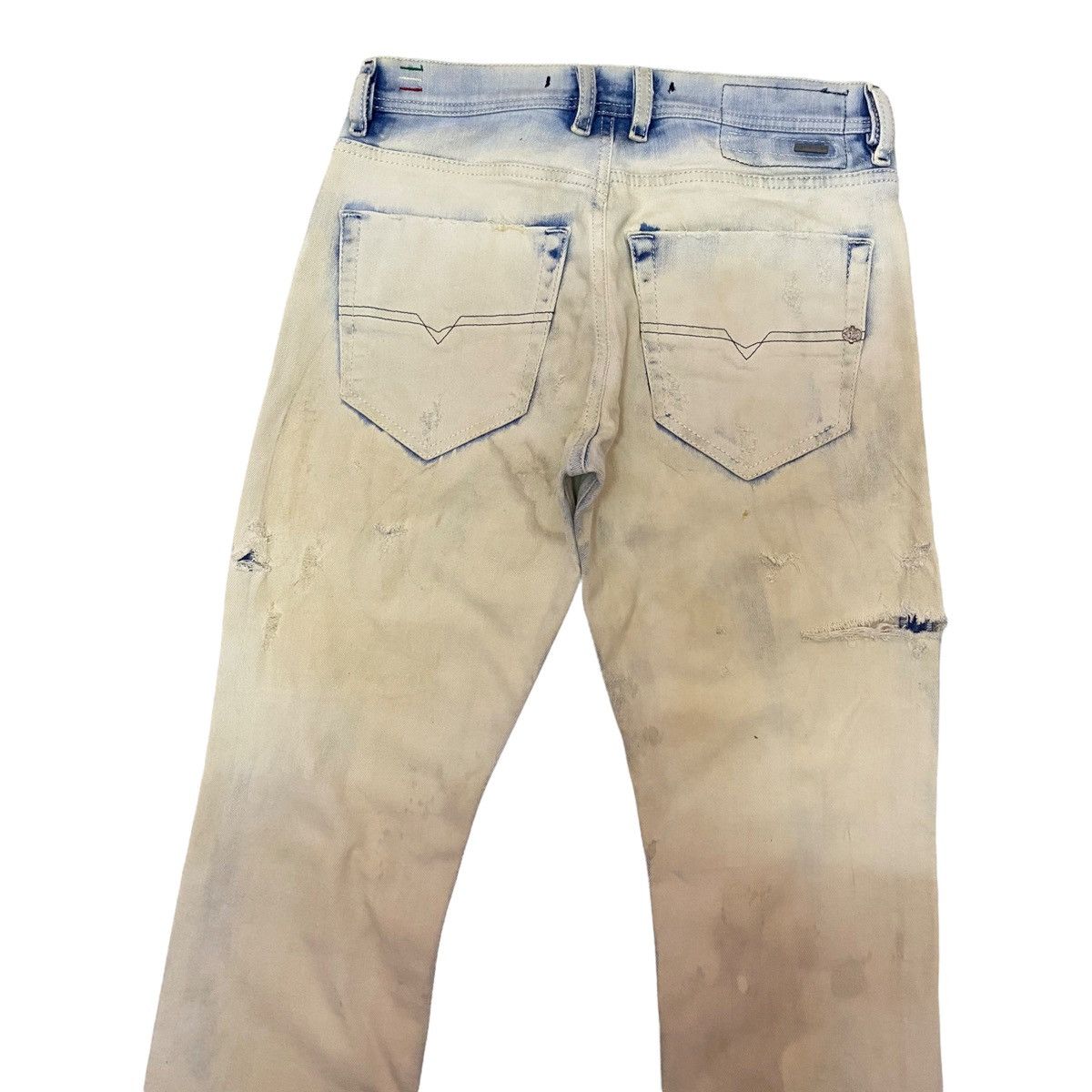 Diesel RARE🔥DIESEL DNA S/S 2016 SLIM-CARROT DISTRESSED PUNK JEANS Size US 29 - 6 Thumbnail