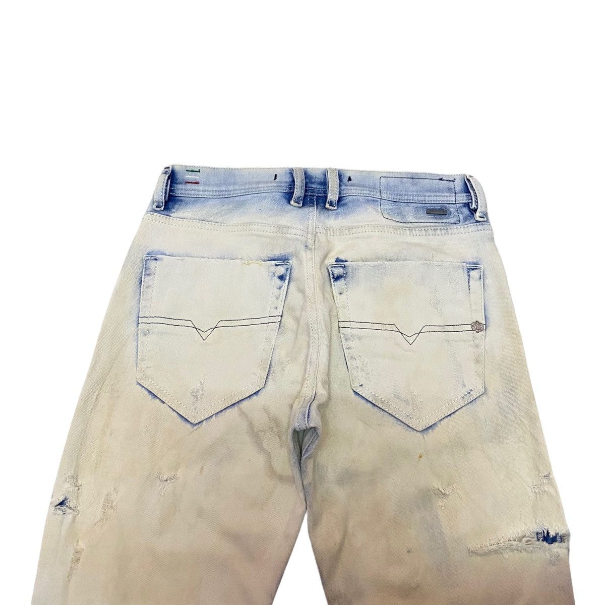 Diesel RARE🔥DIESEL DNA S/S 2016 SLIM-CARROT DISTRESSED PUNK JEANS Size US 29 - 10 Thumbnail