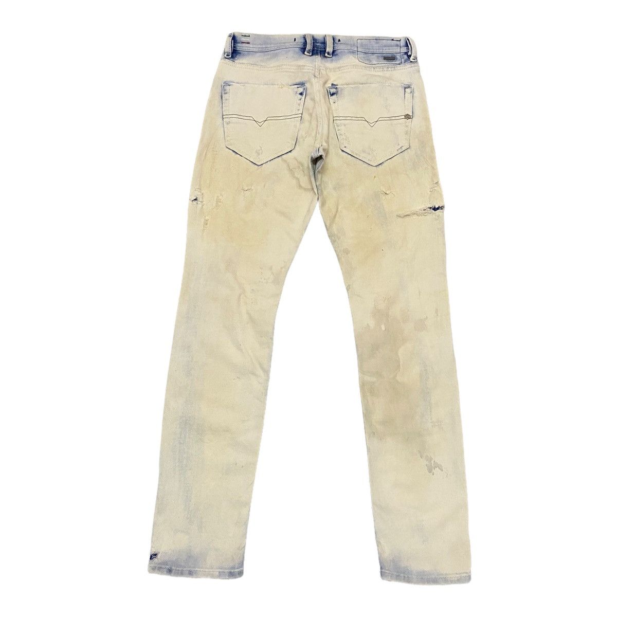 Diesel RARE🔥DIESEL DNA S/S 2016 SLIM-CARROT DISTRESSED PUNK JEANS Size US 29 - 2 Thumbnail