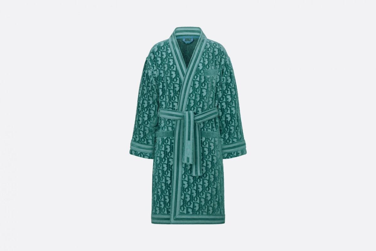 Dior Terrycloth Lined Bathrobe One Size 44 on sale