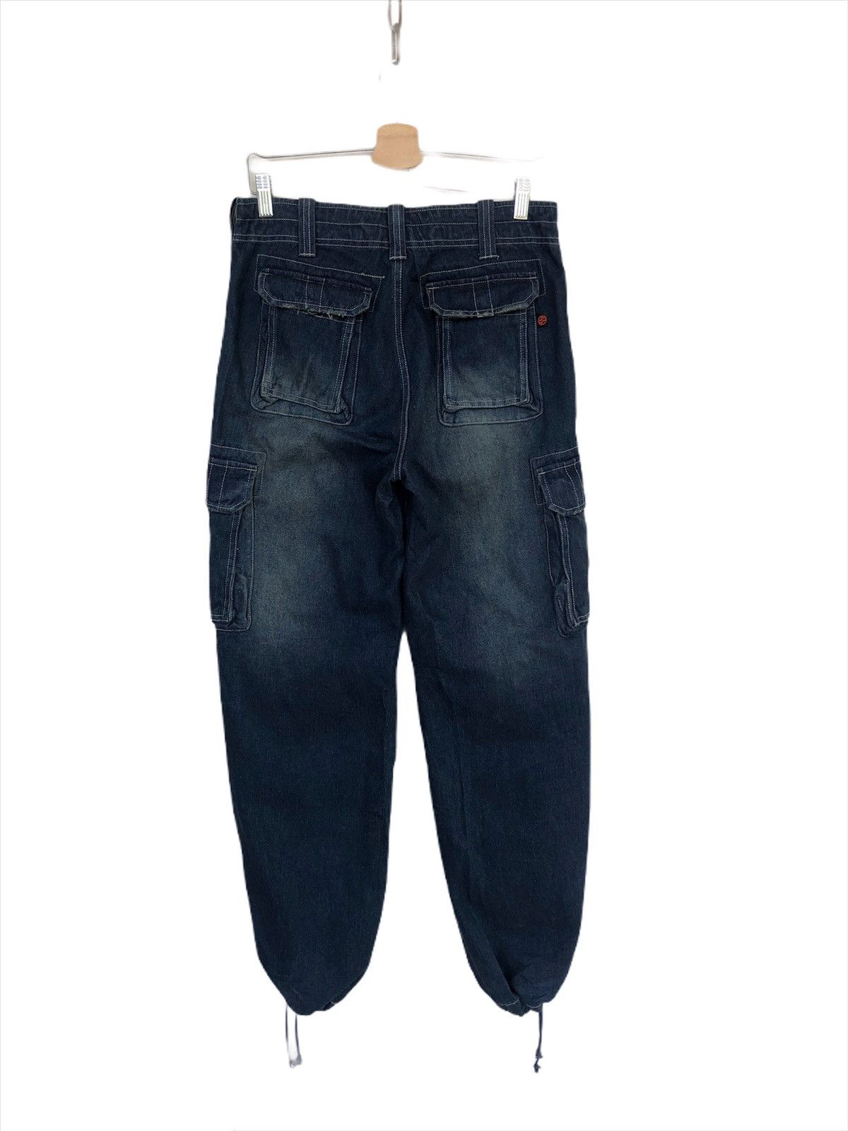 Hysteric Glamour 291295 Homme 🇯🇵 Indigo Tactical Cargo Combat Pants Size US 30 / EU 46 - 4 Thumbnail