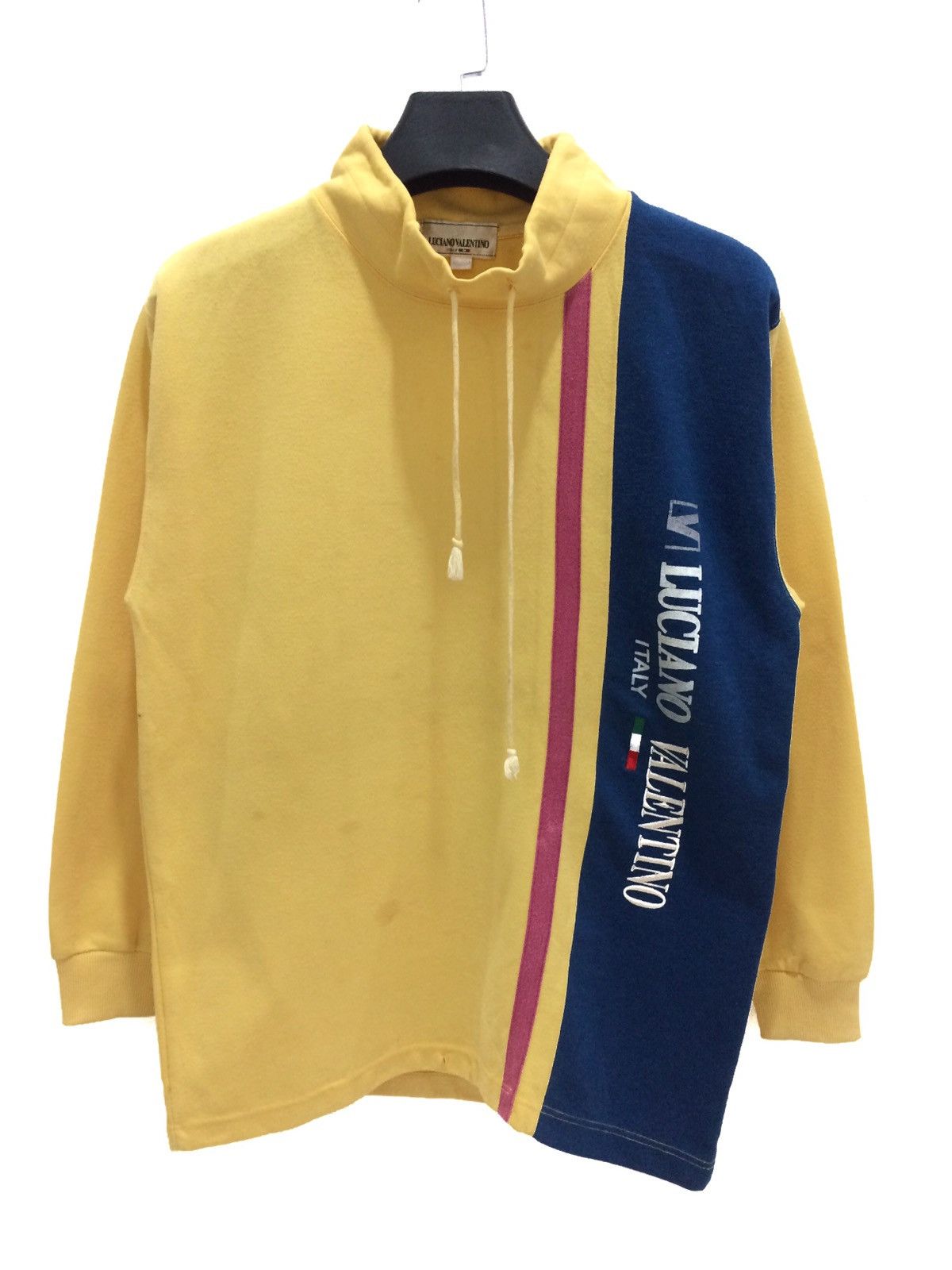 Vintage Vintage Luciano Valentino Spell Out Sweatshirt Size US M / EU 48-50 / 2 - 1 Thumbnail