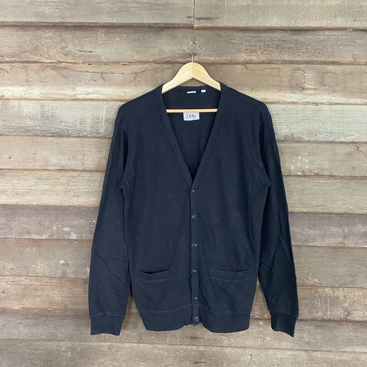 Uniqlo Uniqlo japan faded Black Cardigan #3690 Size US M / EU 48-50 / 2 - 1 Thumbnail