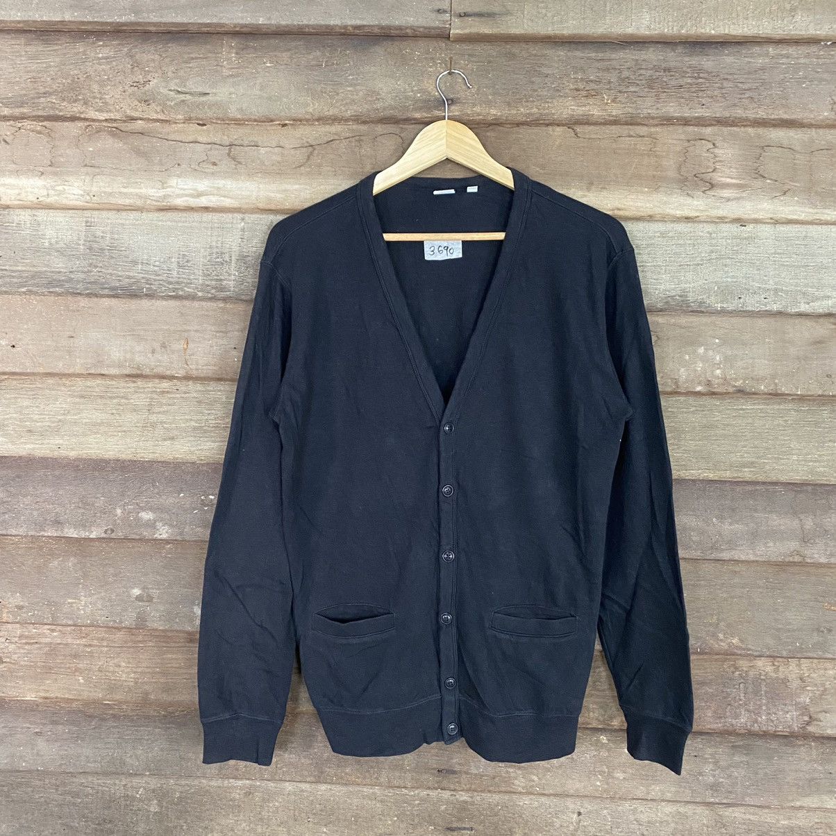 Uniqlo Uniqlo japan faded Black Cardigan #3690 Size US M / EU 48-50 / 2 - 3 Thumbnail