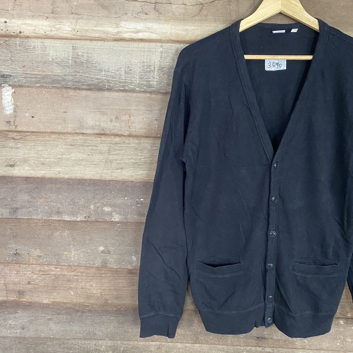 Uniqlo Uniqlo japan faded Black Cardigan #3690 Size US M / EU 48-50 / 2 - 7 Thumbnail