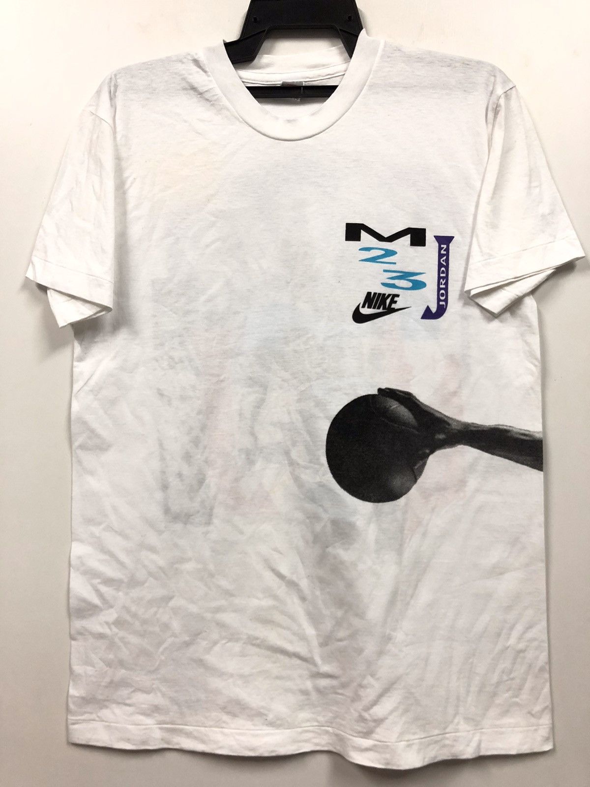 NBA × Nike × Vintage Vintage 90s Nike Michael Jordan Shirt Size US M / EU 48-50 / 2 - 2 Thumbnail