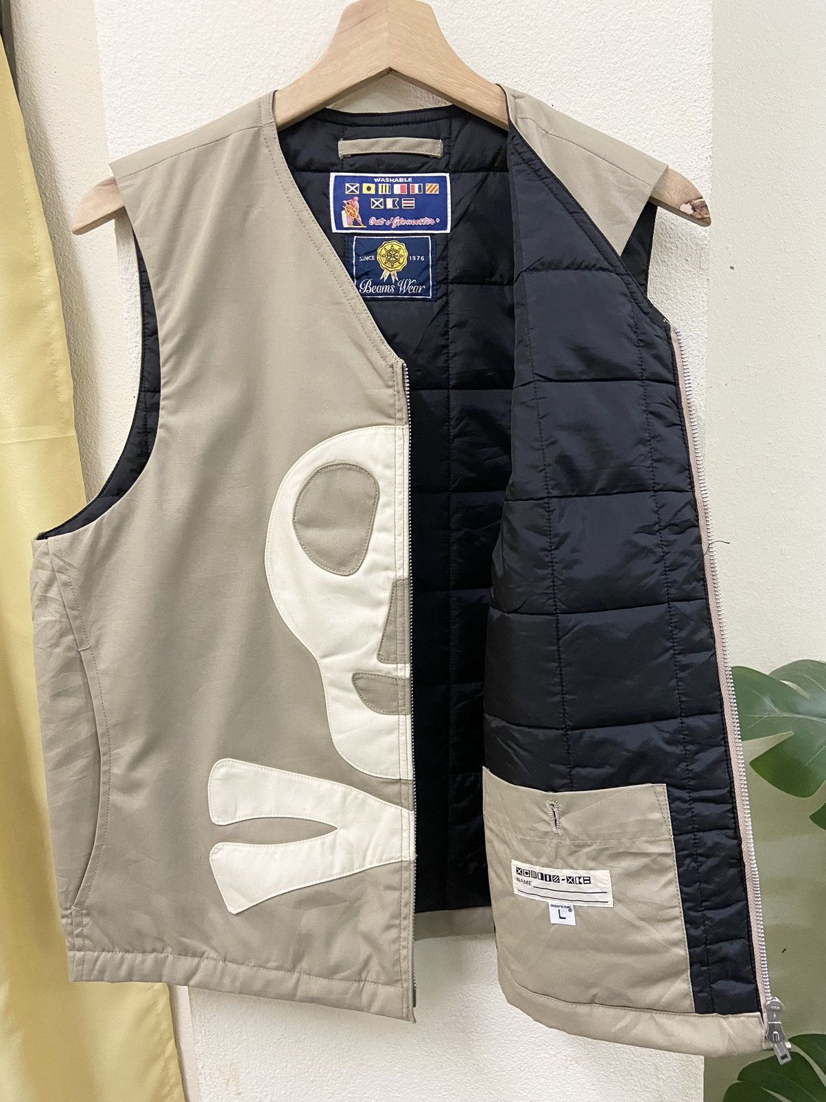 Beams Plus Rare Beams x Mighty Mac Skull Vest Mastermind Inspired Size US L / EU 52-54 / 3 - 14 Thumbnail