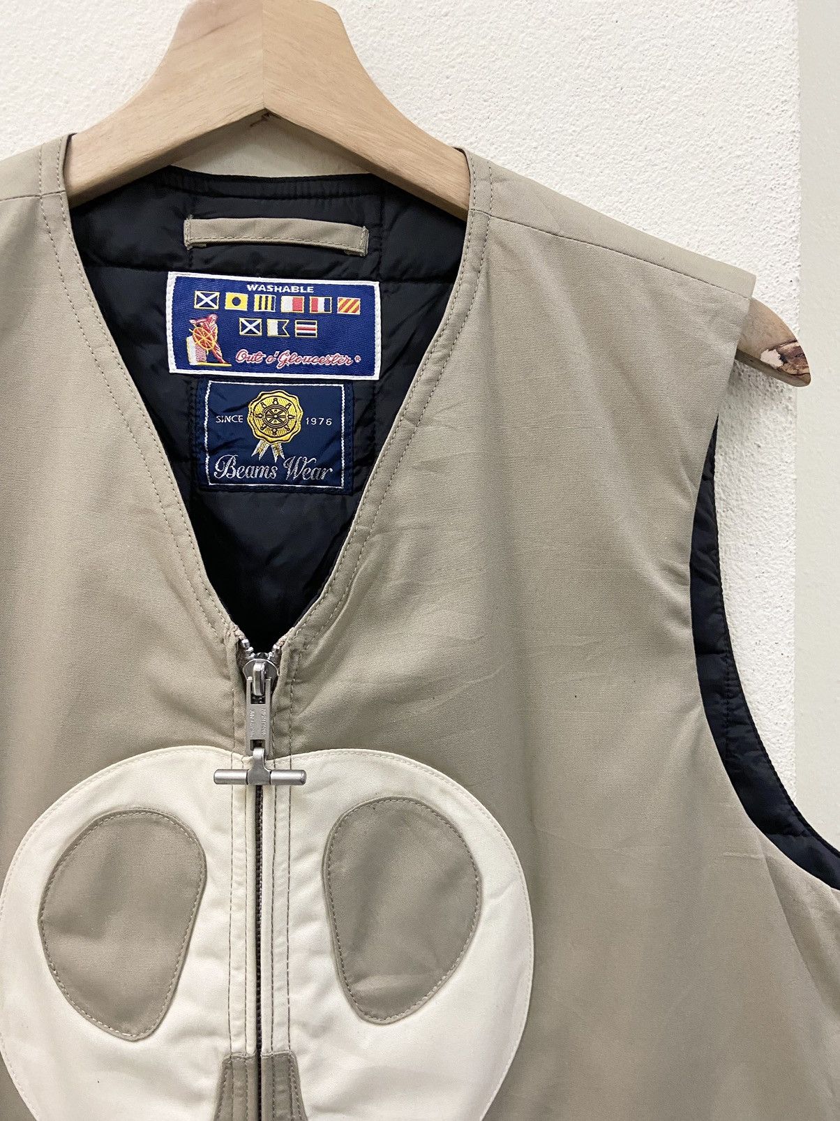 Beams Plus Rare Beams x Mighty Mac Skull Vest Mastermind Inspired Size US L / EU 52-54 / 3 - 3 Thumbnail