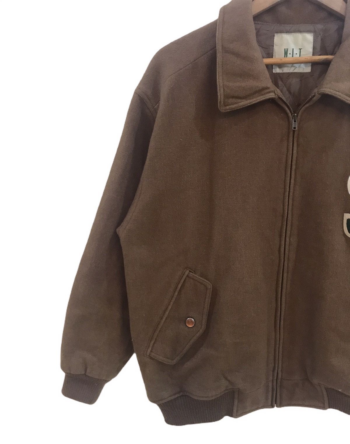 Japanese Brand Spookyboy wool zipper jacket nice design Size US M / EU 48-50 / 2 - 4 Thumbnail