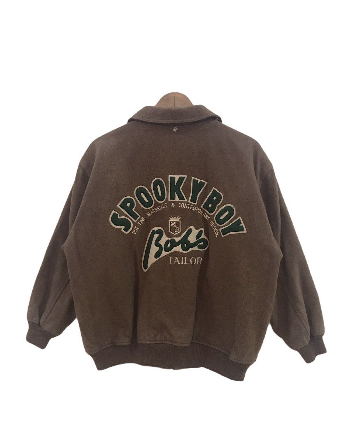Japanese Brand Spookyboy wool zipper jacket nice design Size US M / EU 48-50 / 2 - 1 Thumbnail