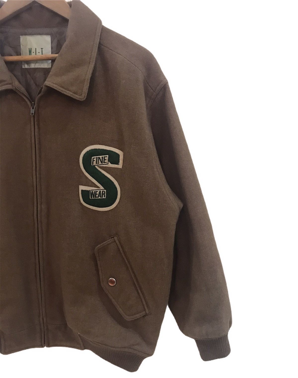 Japanese Brand Spookyboy wool zipper jacket nice design Size US M / EU 48-50 / 2 - 3 Thumbnail