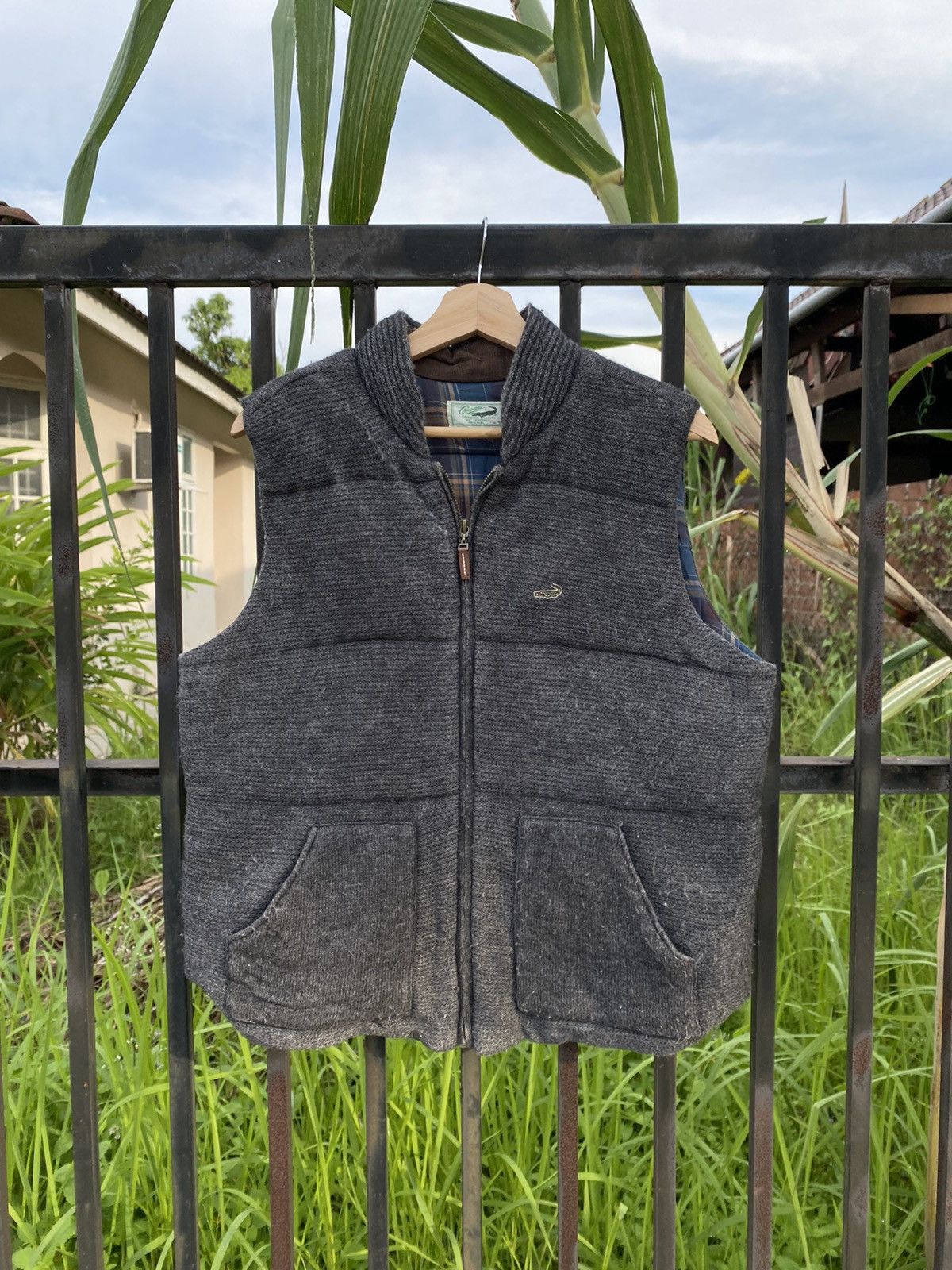 Lacoste GONE 🔥 Vintage Crocodile Light Puffer Zip Up Knitted Vest Size US M / EU 48-50 / 2 - 1 Thumbnail
