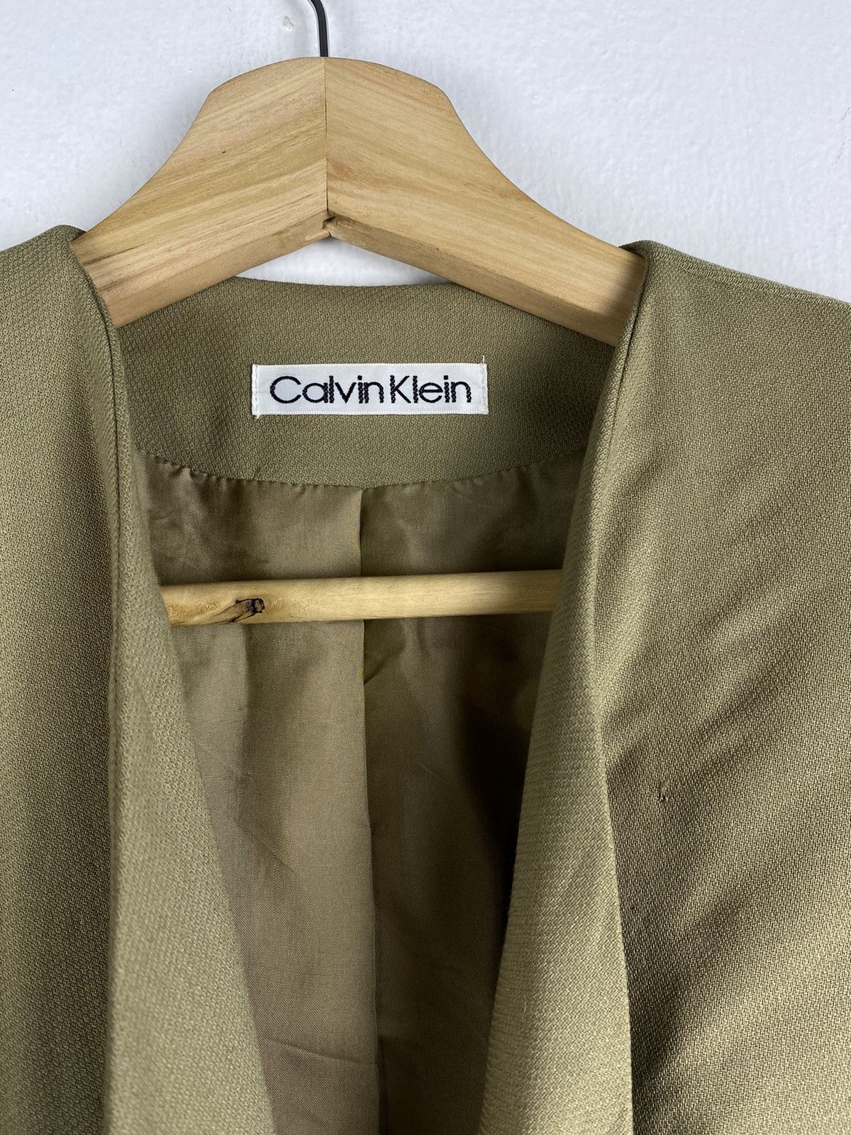Calvin Klein GONE 🔥 Vintage Calvin Klein Linen Coats Size M / US 6-8 / IT 42-44 - 3 Thumbnail