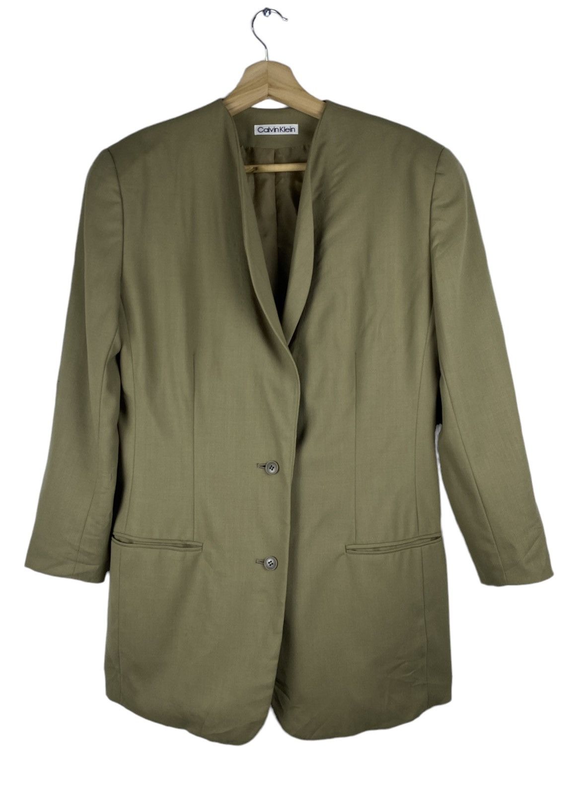 Calvin Klein GONE 🔥 Vintage Calvin Klein Linen Coats Size M / US 6-8 / IT 42-44 - 1 Thumbnail