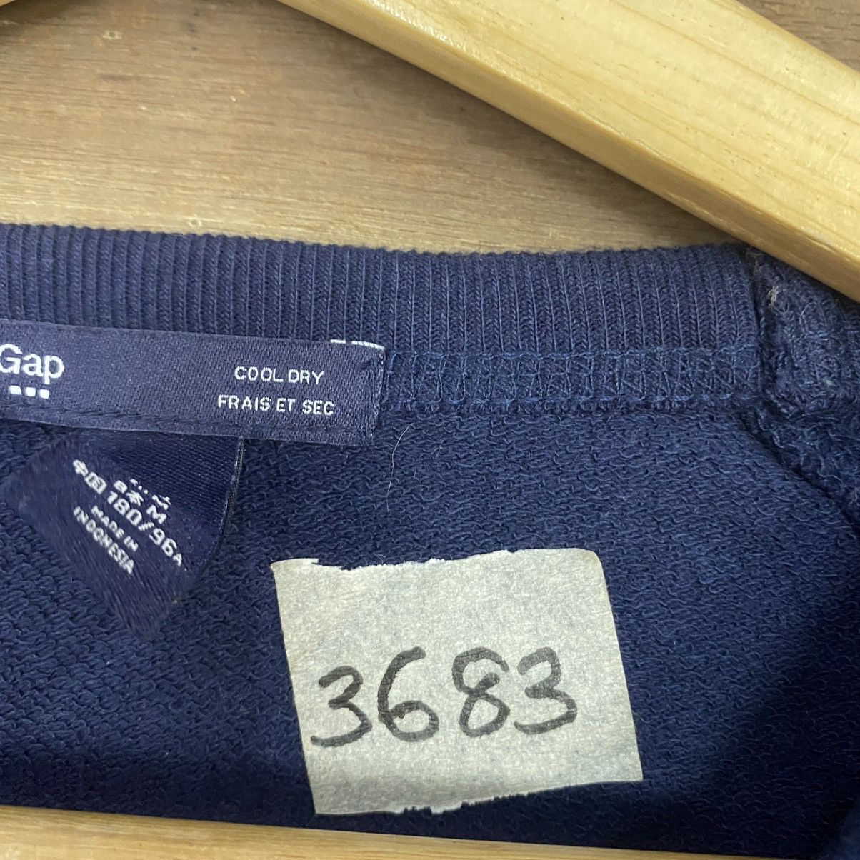 Gap Gap Blue Sweatshirt Big Logo #3683 Size US M / EU 48-50 / 2 - 11 Thumbnail