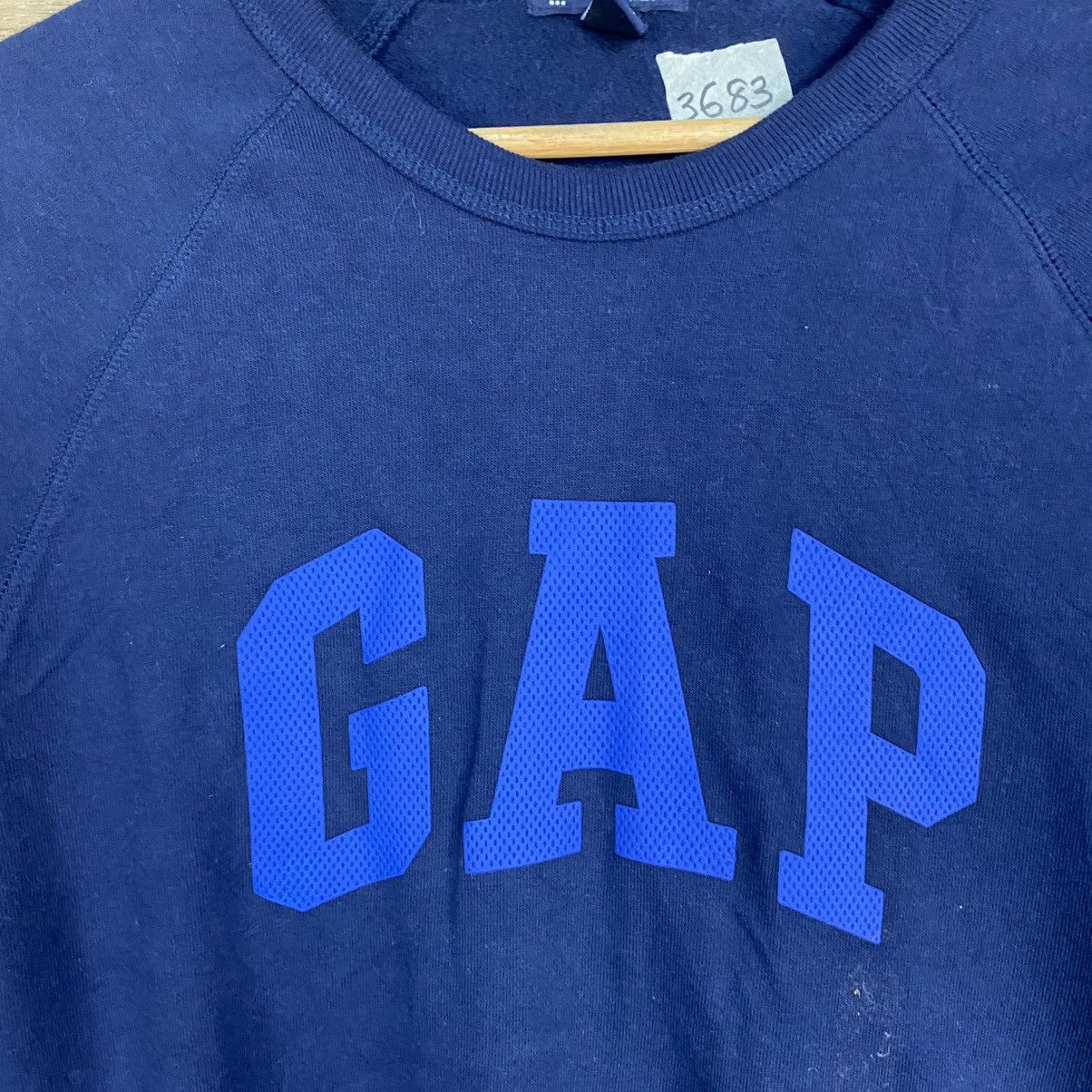 Gap Gap Blue Sweatshirt Big Logo #3683 Size US M / EU 48-50 / 2 - 10 Thumbnail
