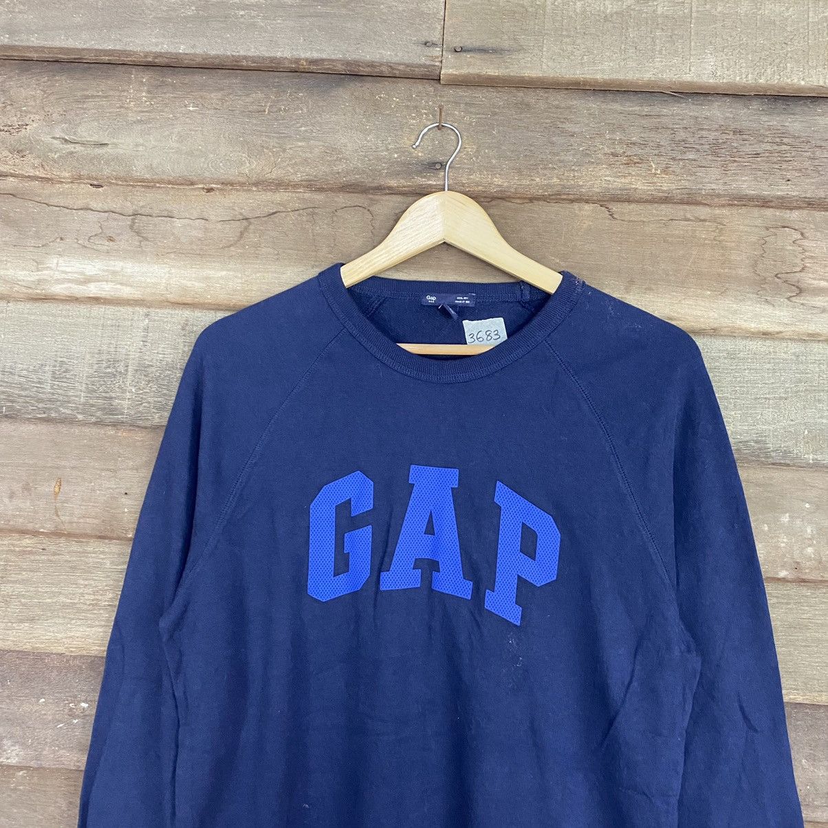 Gap Gap Blue Sweatshirt Big Logo #3683 Size US M / EU 48-50 / 2 - 2 Thumbnail