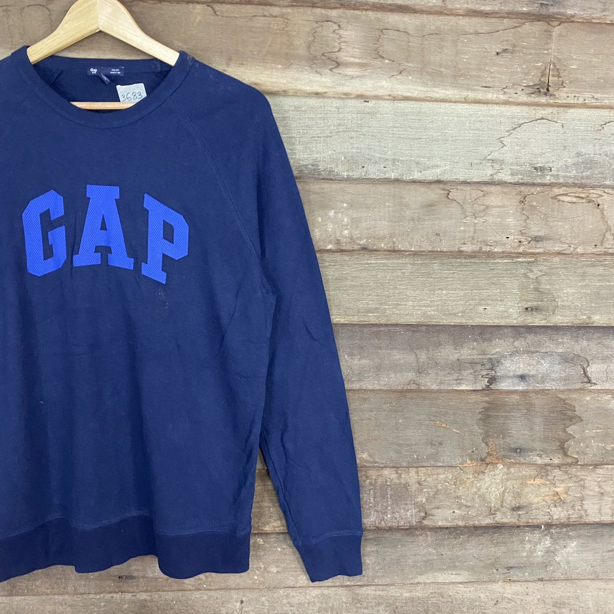 Gap Gap Blue Sweatshirt Big Logo #3683 Size US M / EU 48-50 / 2 - 5 Thumbnail