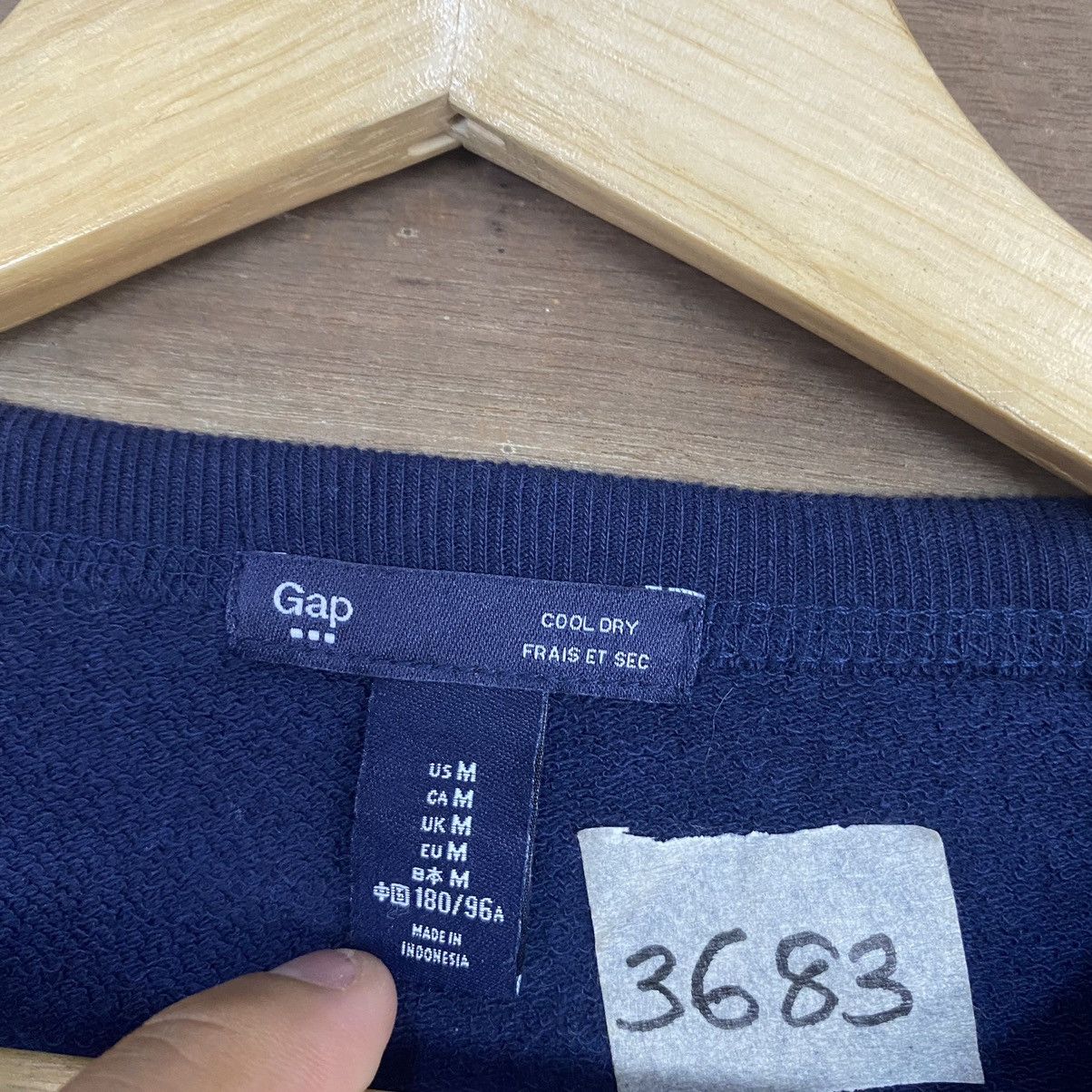 Gap Gap Blue Sweatshirt Big Logo #3683 Size US M / EU 48-50 / 2 - 12 Thumbnail
