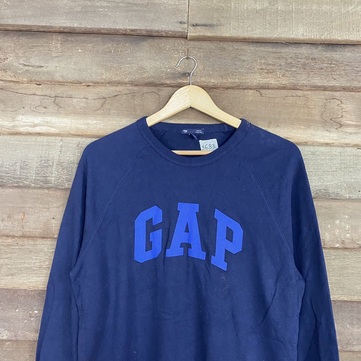 Gap Gap Blue Sweatshirt Big Logo #3683 Size US M / EU 48-50 / 2 - 9 Thumbnail