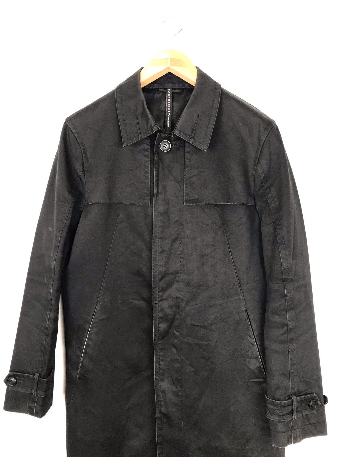 Neil Barrett Black Barrett Coated Long Coat Size US M / EU 48-50 / 2 - 4 Thumbnail
