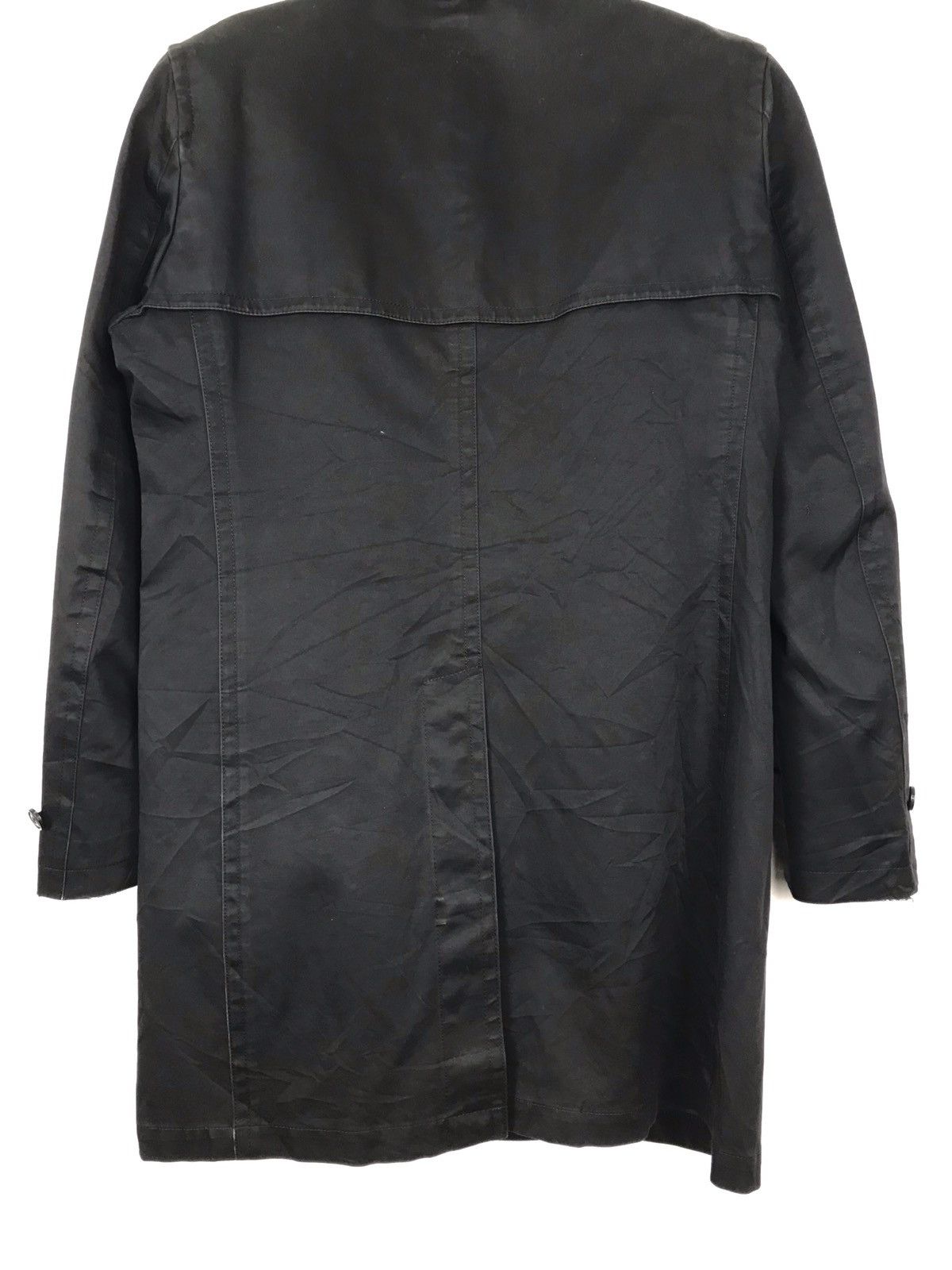 Neil Barrett Black Barrett Coated Long Coat Size US M / EU 48-50 / 2 - 7 Thumbnail