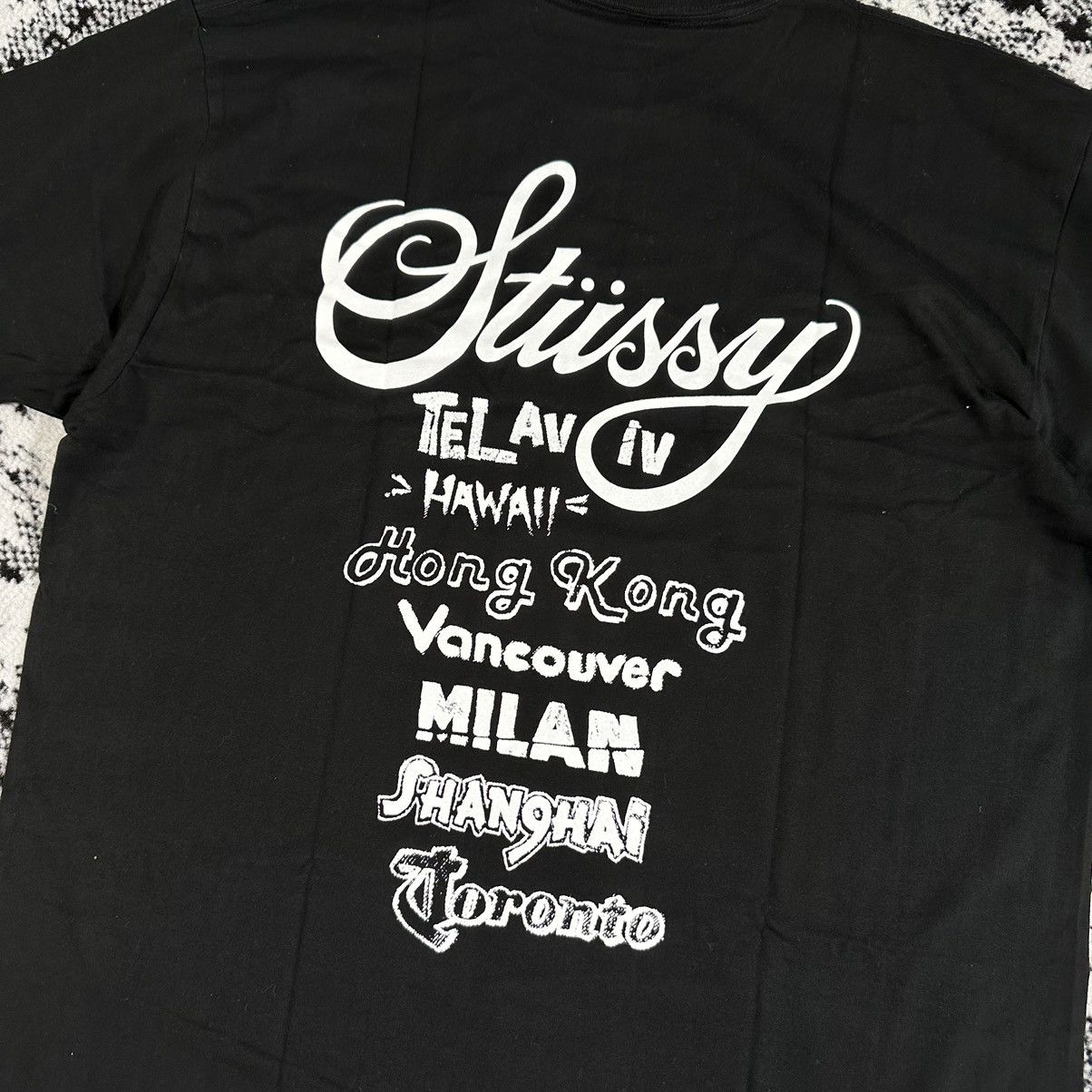 Other STUSSY TOUR TEE BLACK - M Size US M / EU 48-50 / 2 - 4 Thumbnail