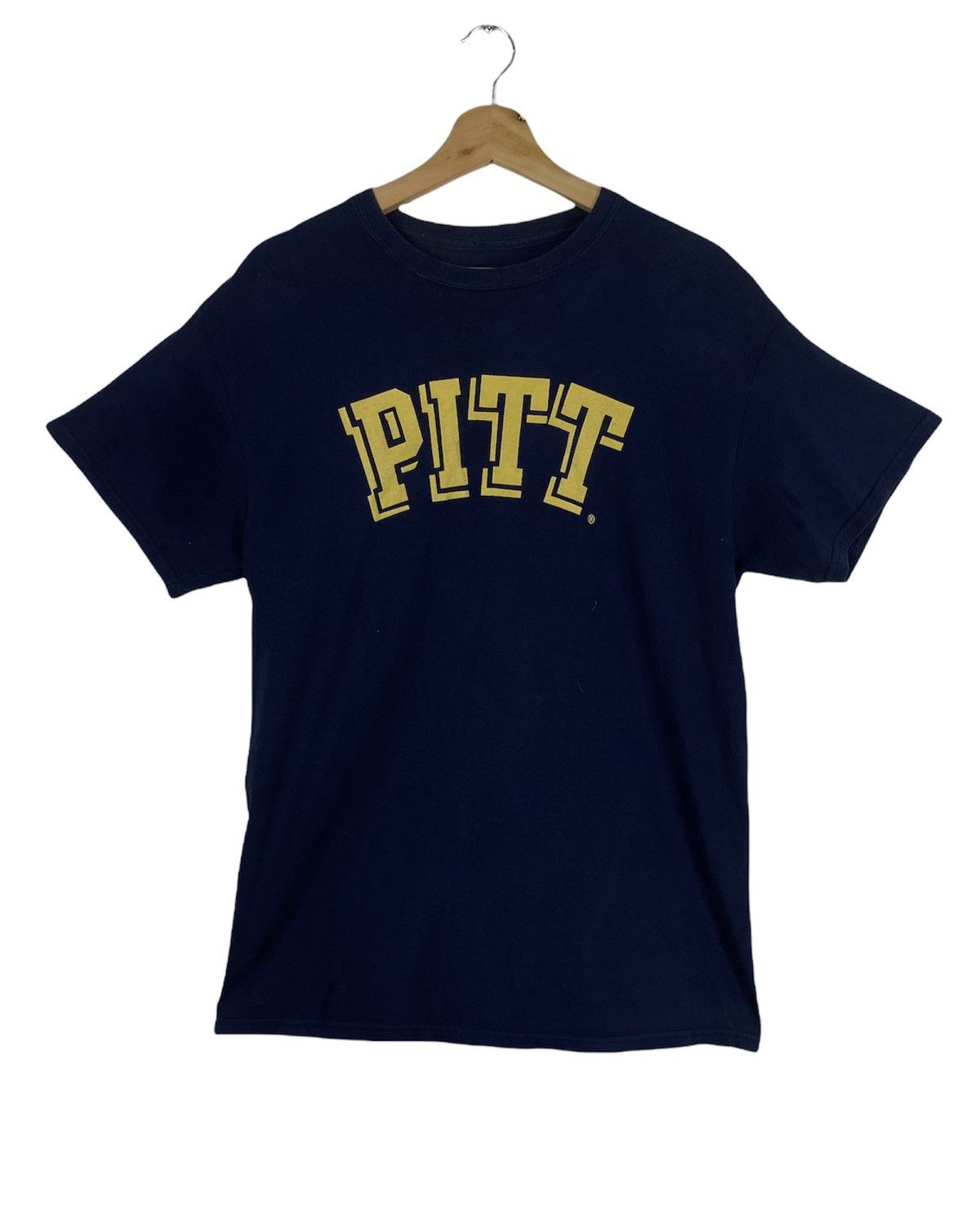 Vintage OFFER 🔥 Vintage Y2K Spellout PITT Tshirt Tee Size US M / EU 48-50 / 2 - 1 Thumbnail
