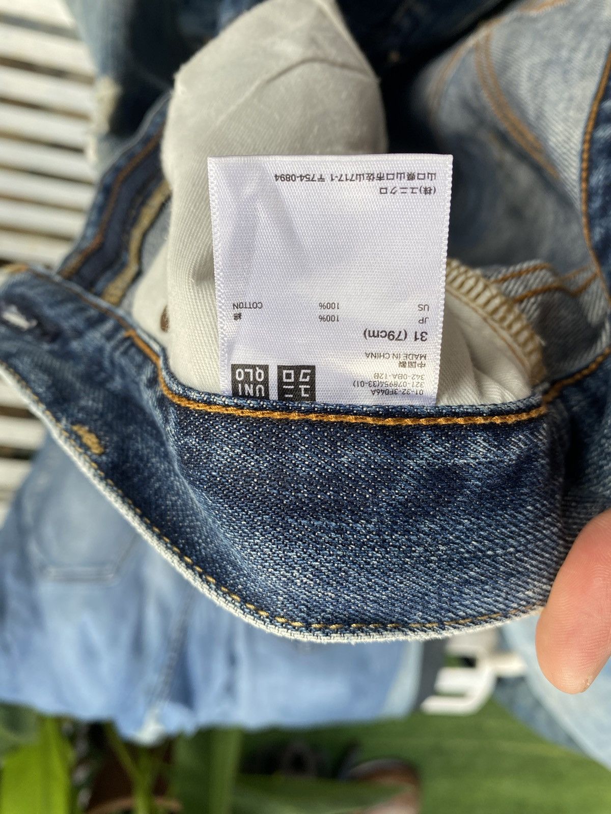 Uniqlo Vintage Selvedge Uniqlo Jeans Rusty Japanese Denim Pants Size US 34 / EU 50 - 7 Thumbnail