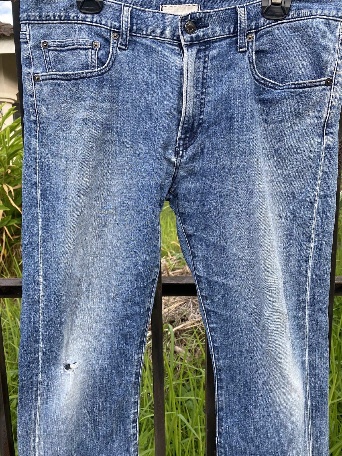 Uniqlo Vintage Selvedge Uniqlo Jeans Rusty Japanese Denim Pants Size US 34 / EU 50 - 2 Thumbnail