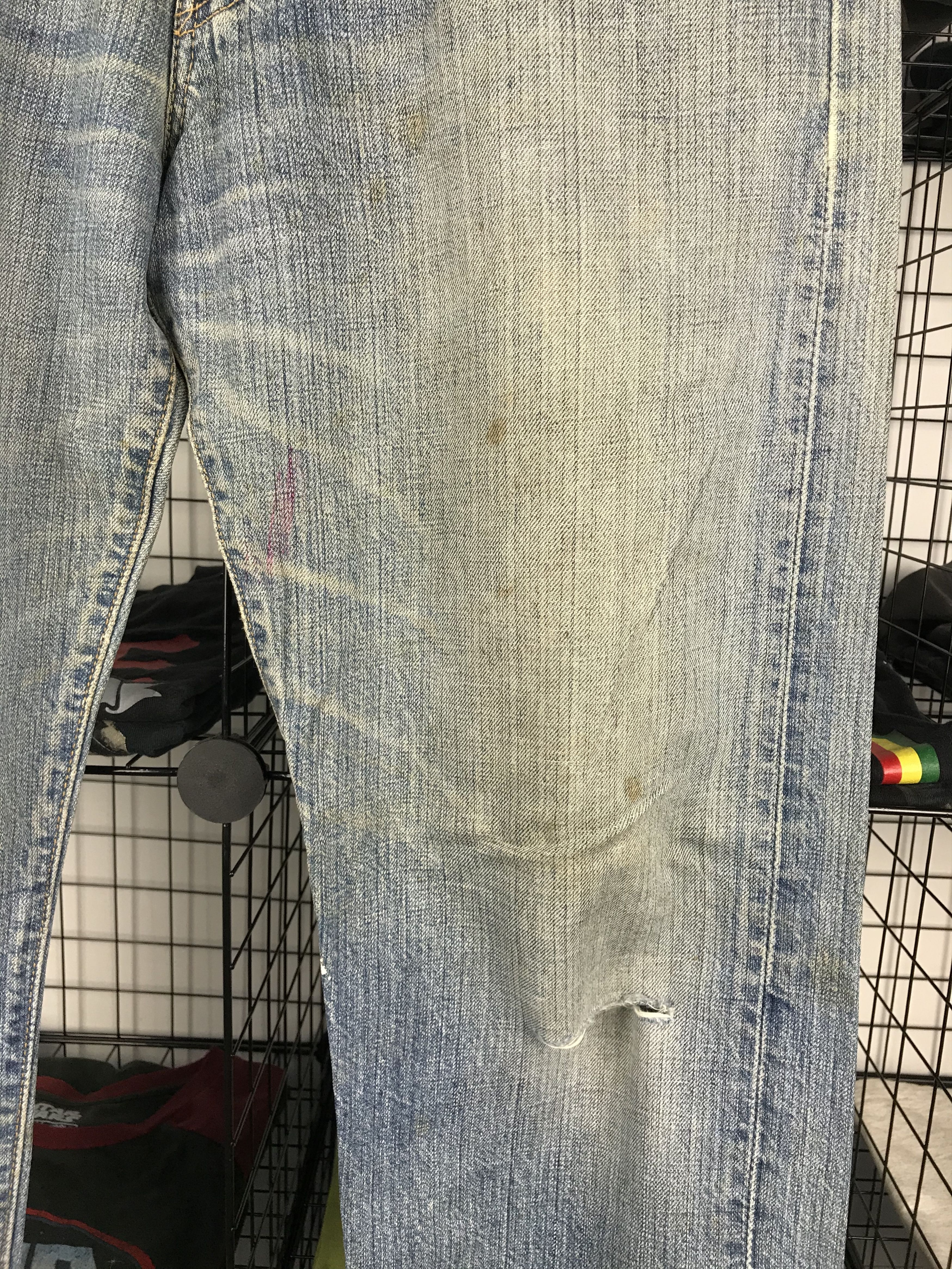 Levi's × Levi's Vintage Clothing Vintage Levi's 501 Distressed Denim Button 359 Size US 33 - 4 Thumbnail