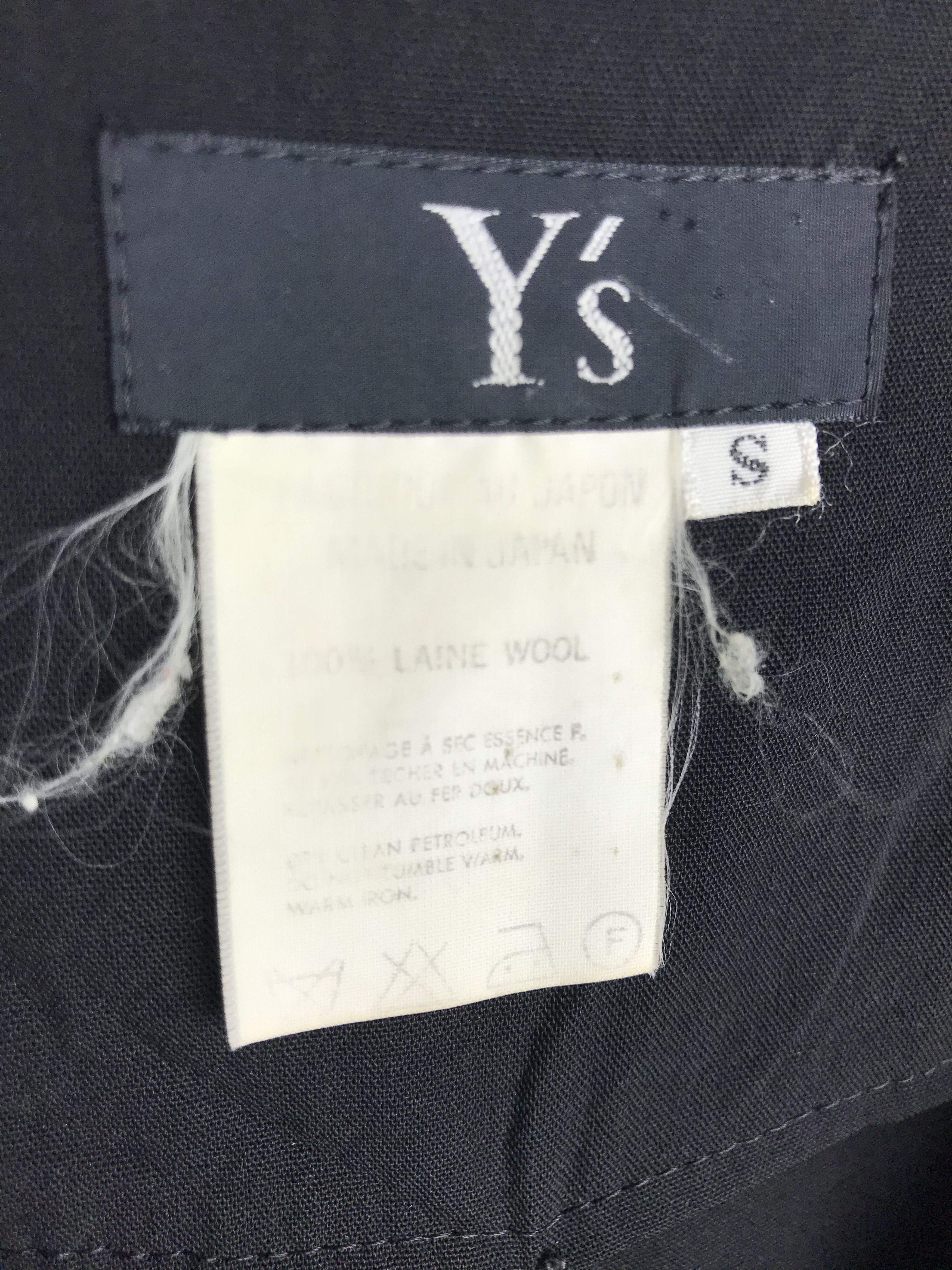 Vintage × Yohji Yamamoto Vintage Y's By Yohji Yamamoto Y's Pants Size 26" / US 2 / IT 38 - 9 Thumbnail
