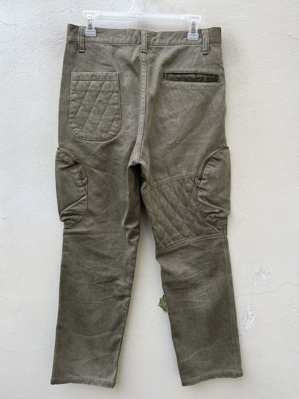 Vintage SFY.A.D Japan Striped Quilted Tactical Cargo Trouser Pant Size US 31 - 13 Thumbnail