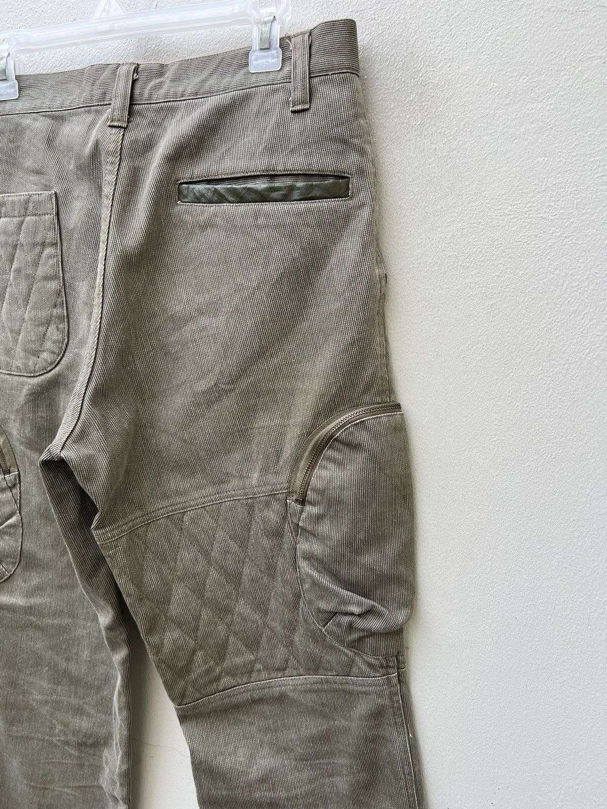 Vintage SFY.A.D Japan Striped Quilted Tactical Cargo Trouser Pant Size US 31 - 16 Thumbnail