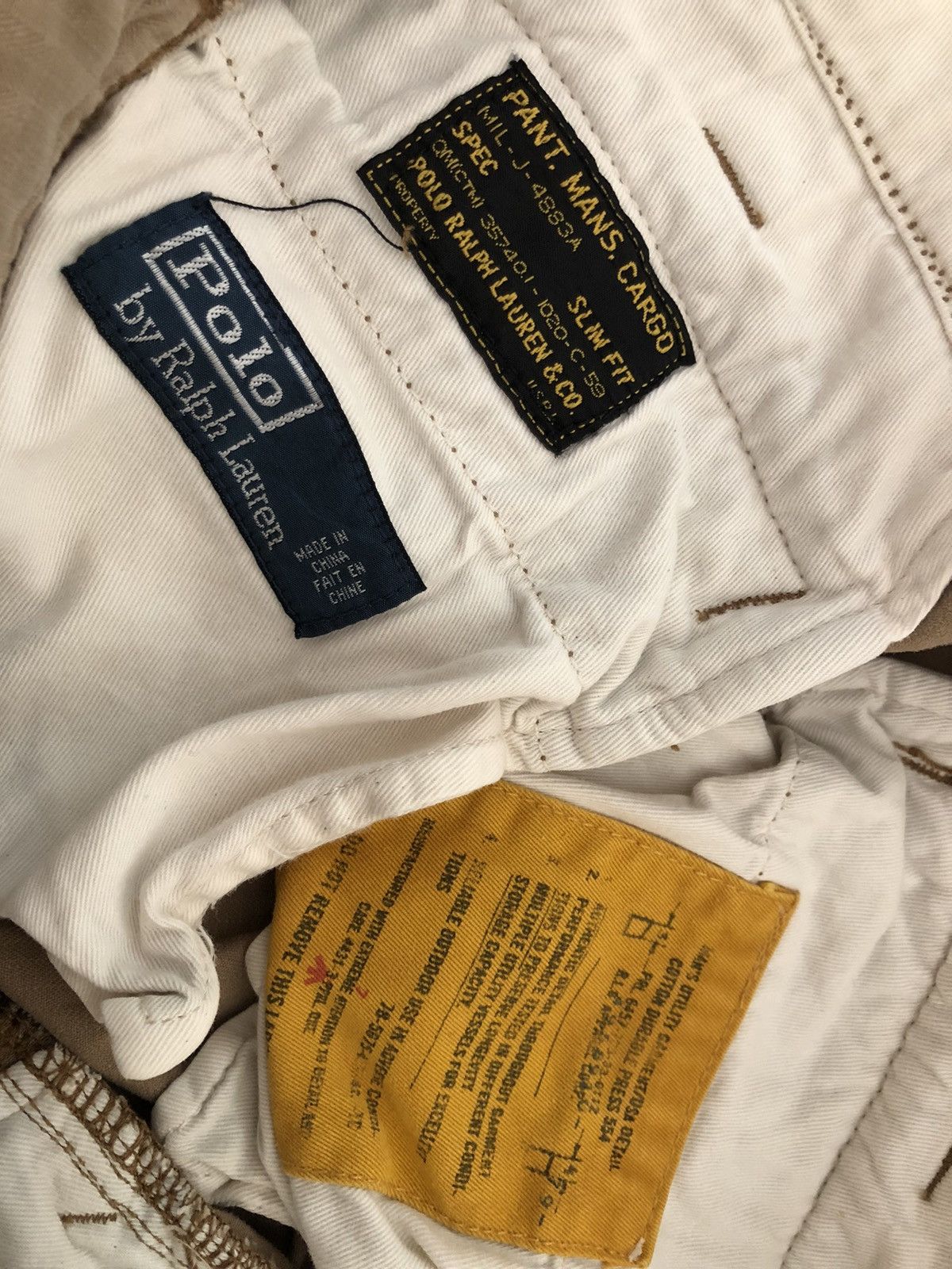 Polo Ralph Lauren Polo RL Military HBT Slim Fit Cargo Trouser Pant Size US 38 / EU 54 - 19 Thumbnail