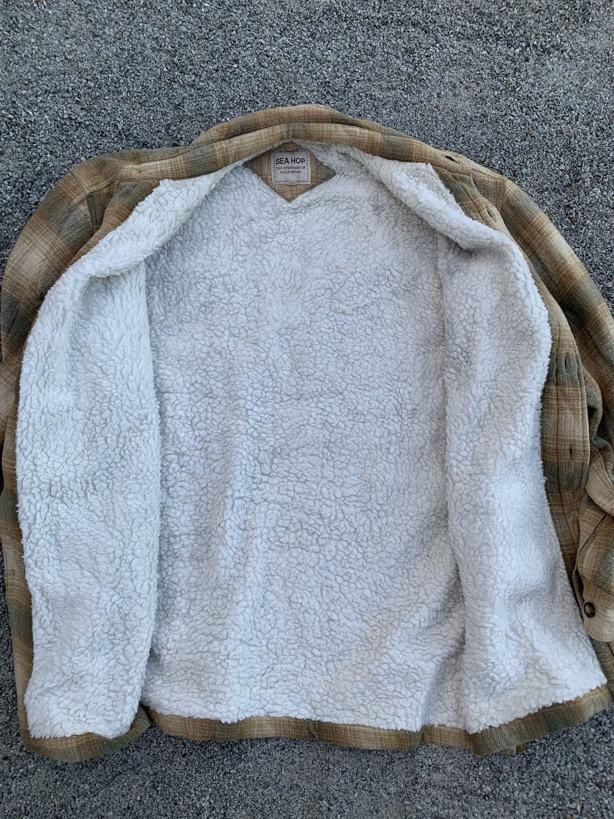 Flannel Vintage Sea Hop Checkered Botton Up Wool Flannel Size US XL / EU 56 / 4 - 5 Thumbnail