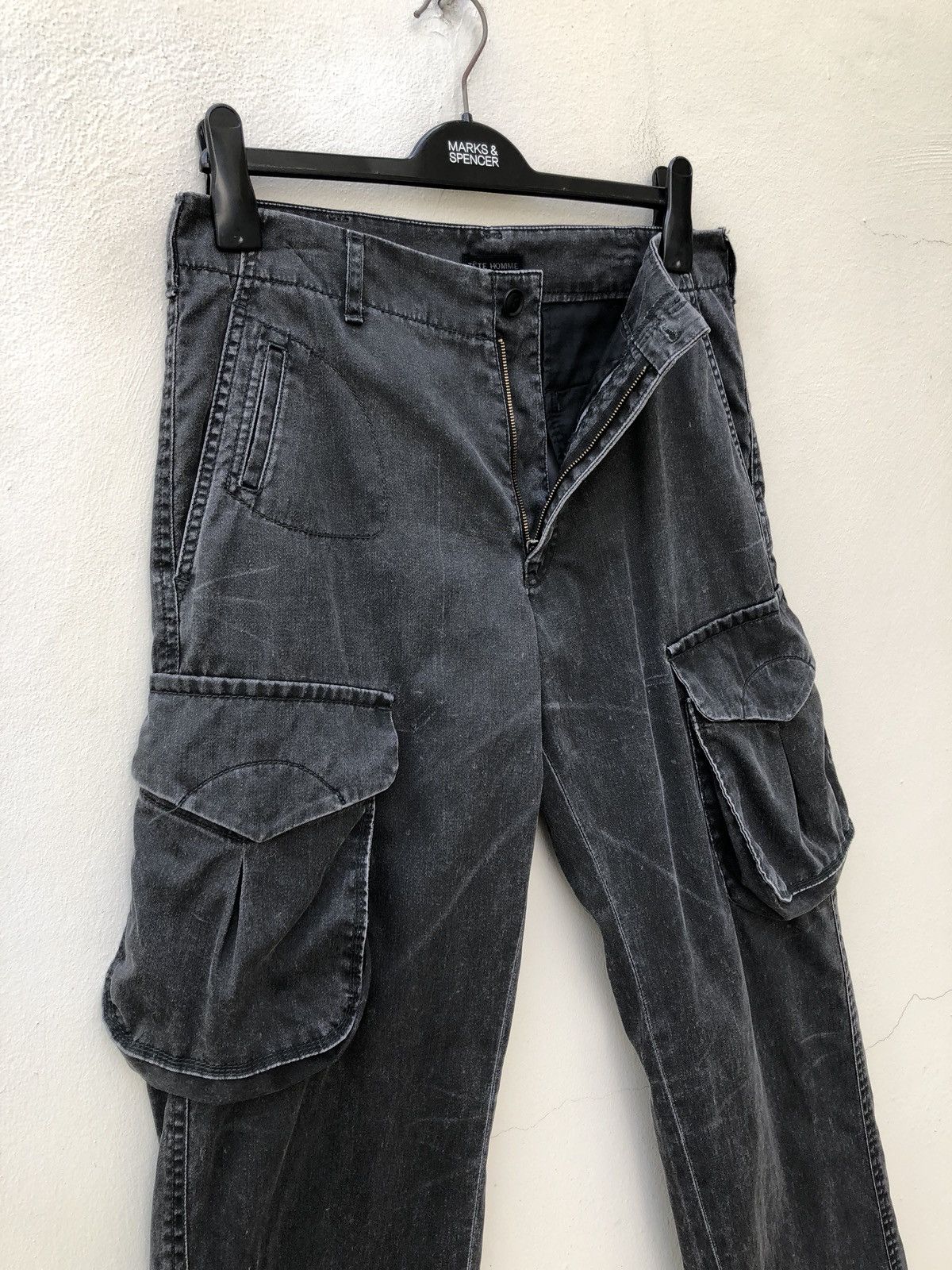 Tete Homme Tete Homme Made in Japan Cargo Trouser Pant Size US 31 - 3 Thumbnail