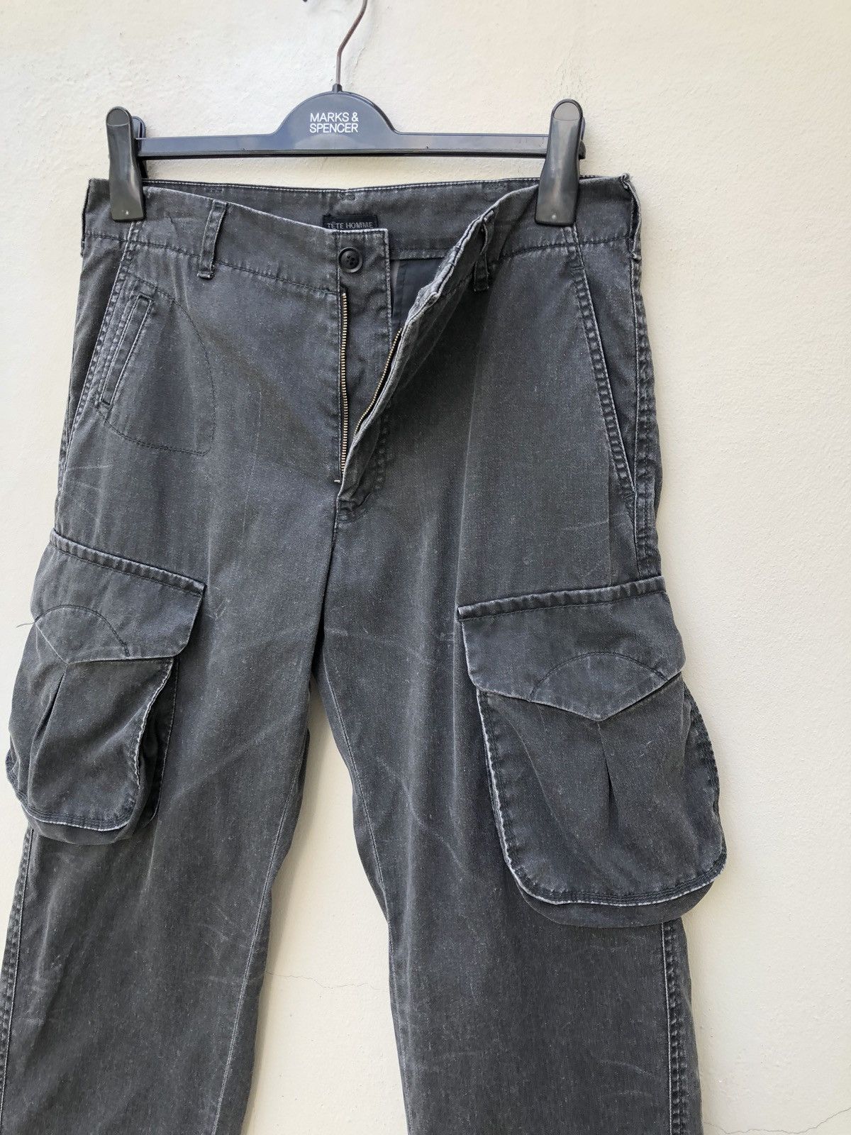 Tete Homme Tete Homme Made in Japan Cargo Trouser Pant Size US 31 - 4 Thumbnail