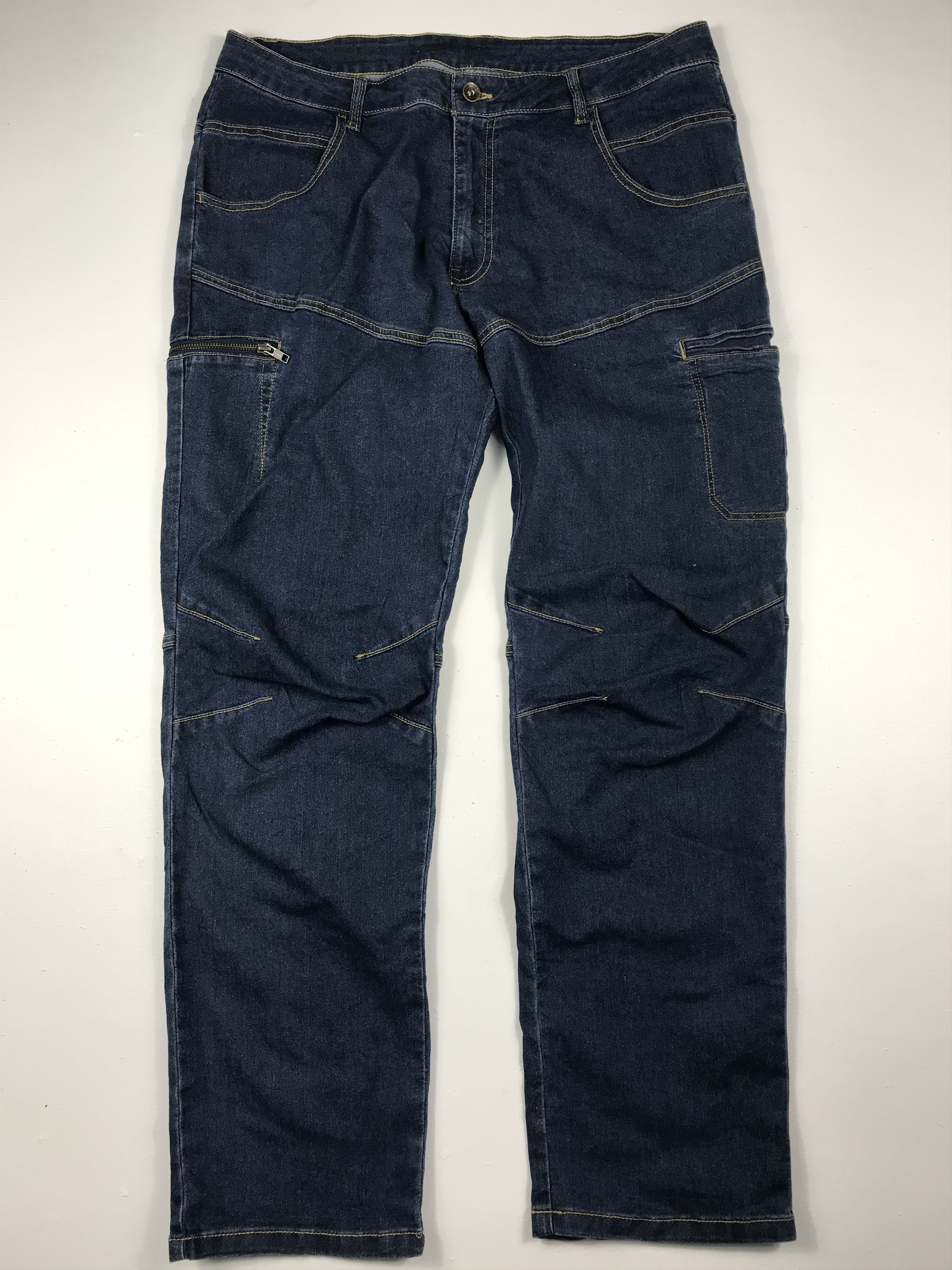 Japanese Brand Gear Trek Streetwear Jeans Cargo Pants Size US 37 - 3 Thumbnail