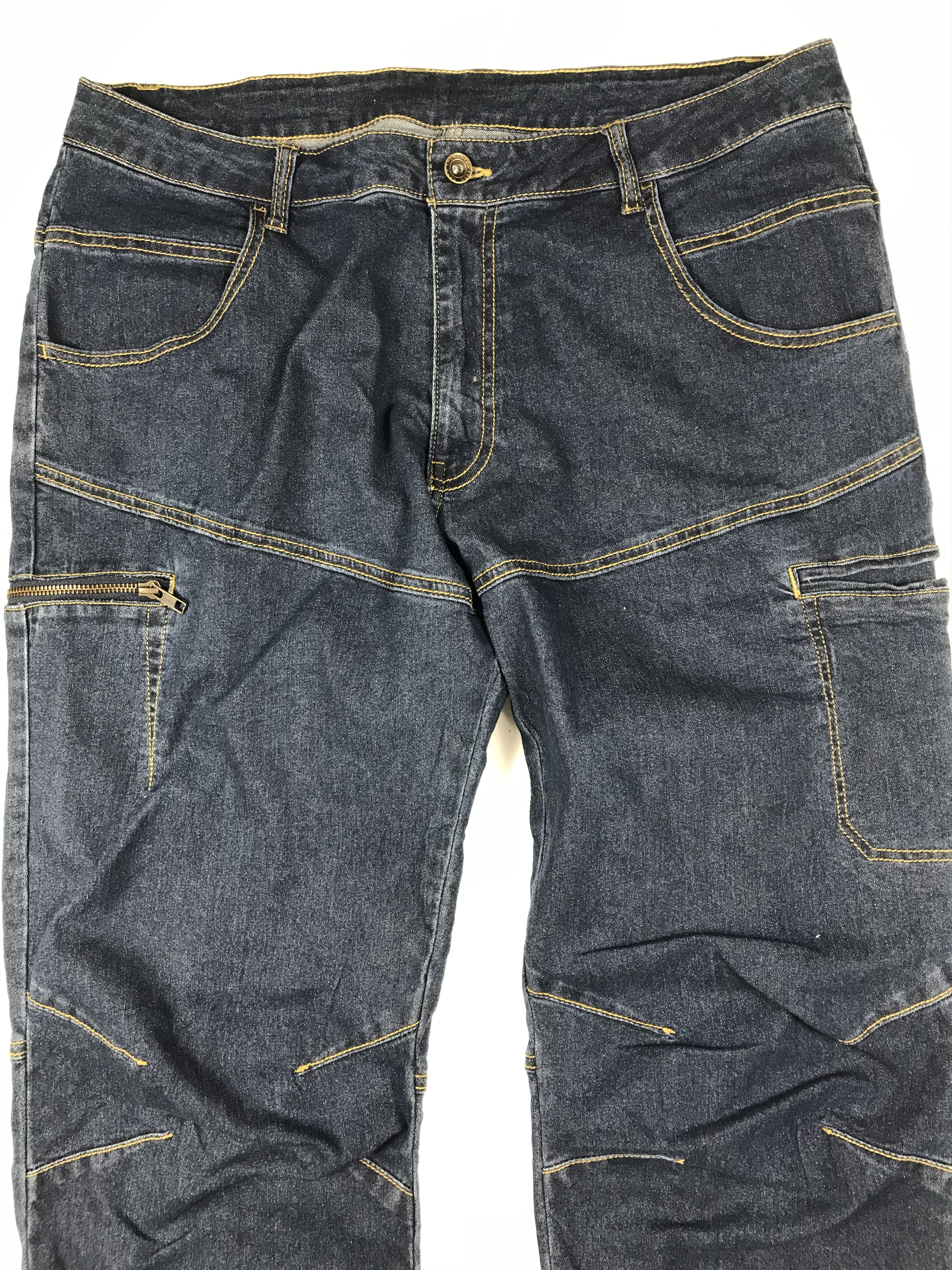 Japanese Brand Gear Trek Streetwear Jeans Cargo Pants Size US 37 - 1 Thumbnail