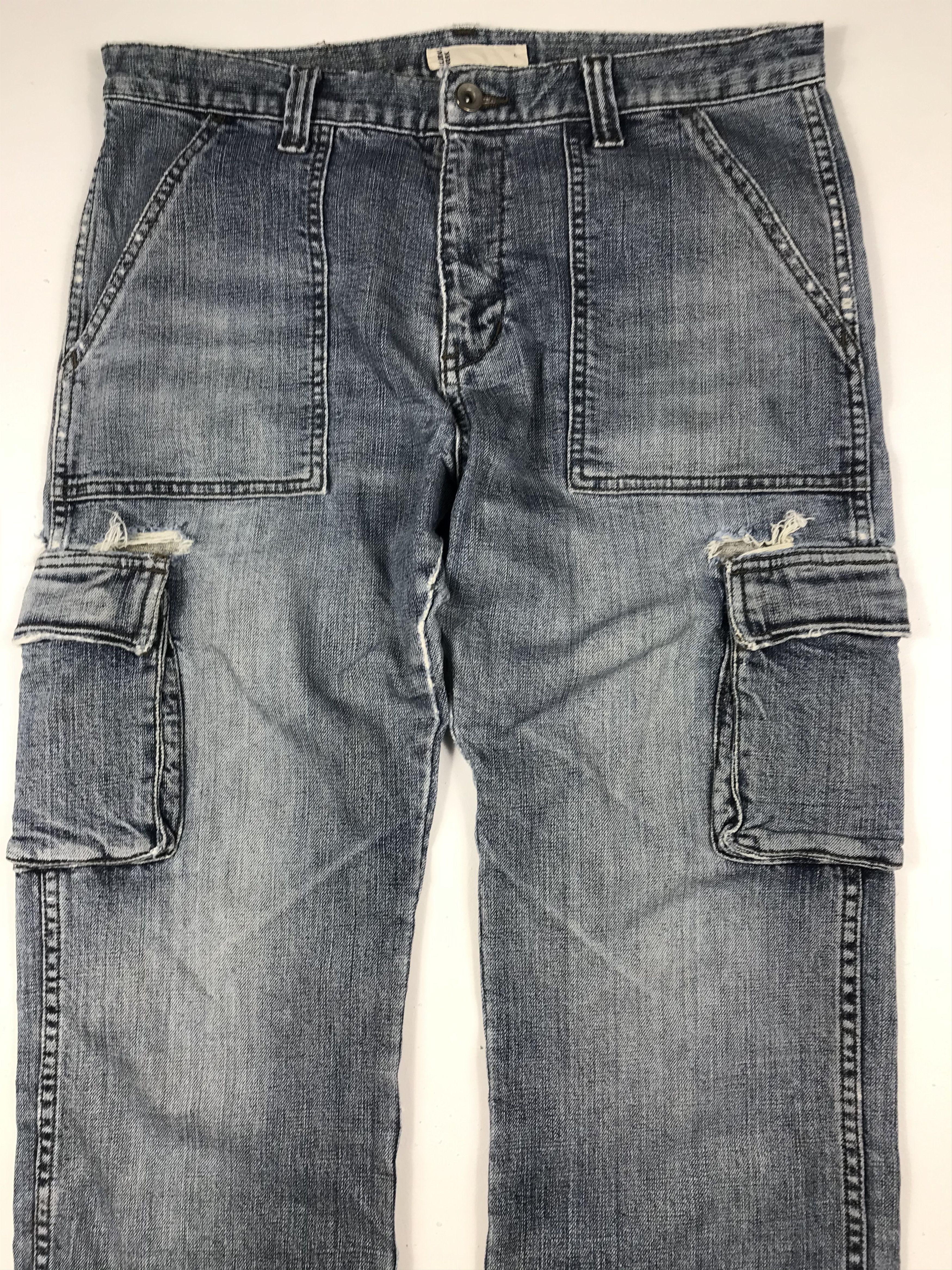 Global Work × Vintage Vintage Cargo Global Work Distressed Size US 34 / EU 50 - 1 Thumbnail