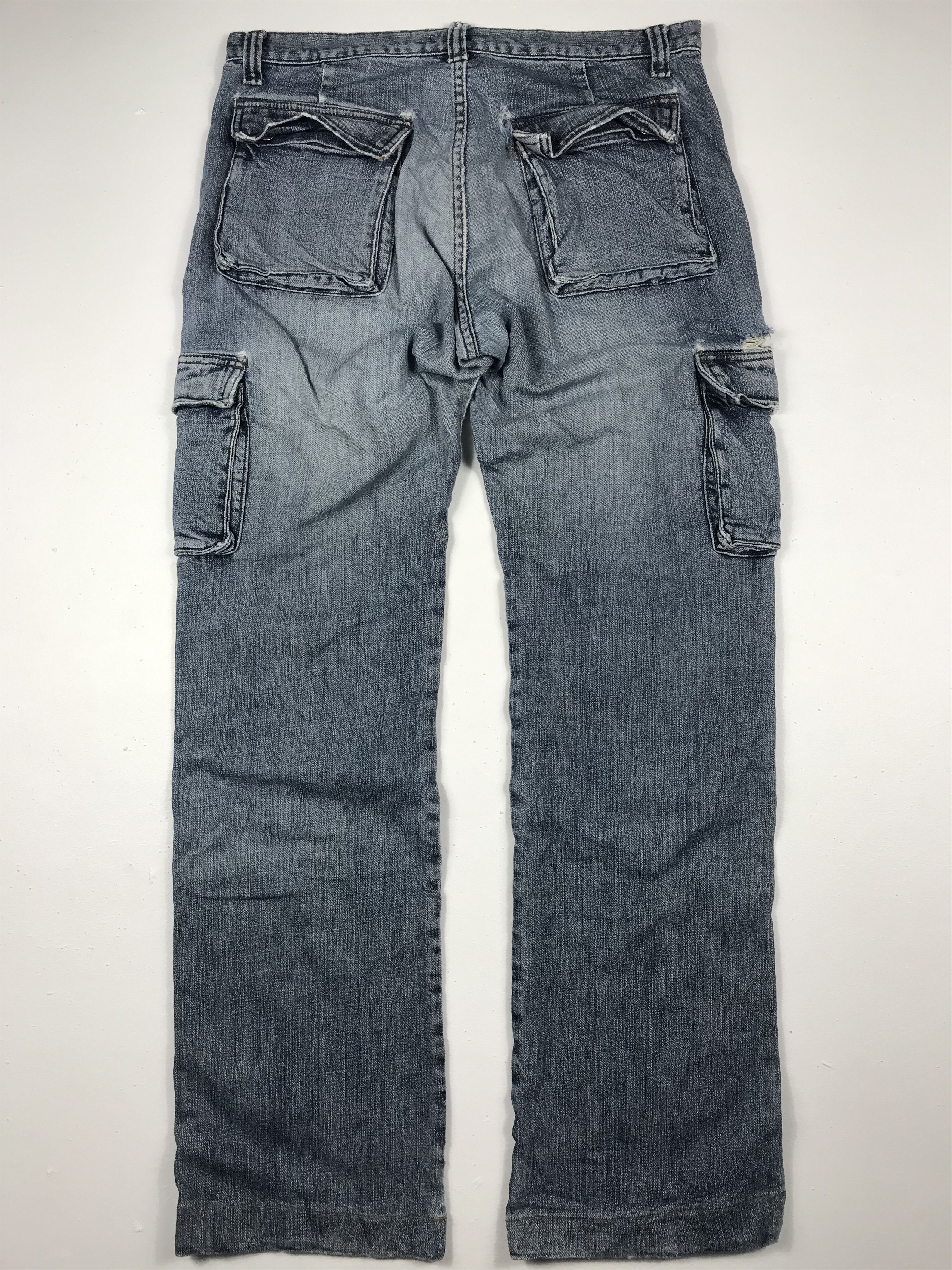 Global Work × Vintage Vintage Cargo Global Work Distressed Size US 34 / EU 50 - 6 Thumbnail