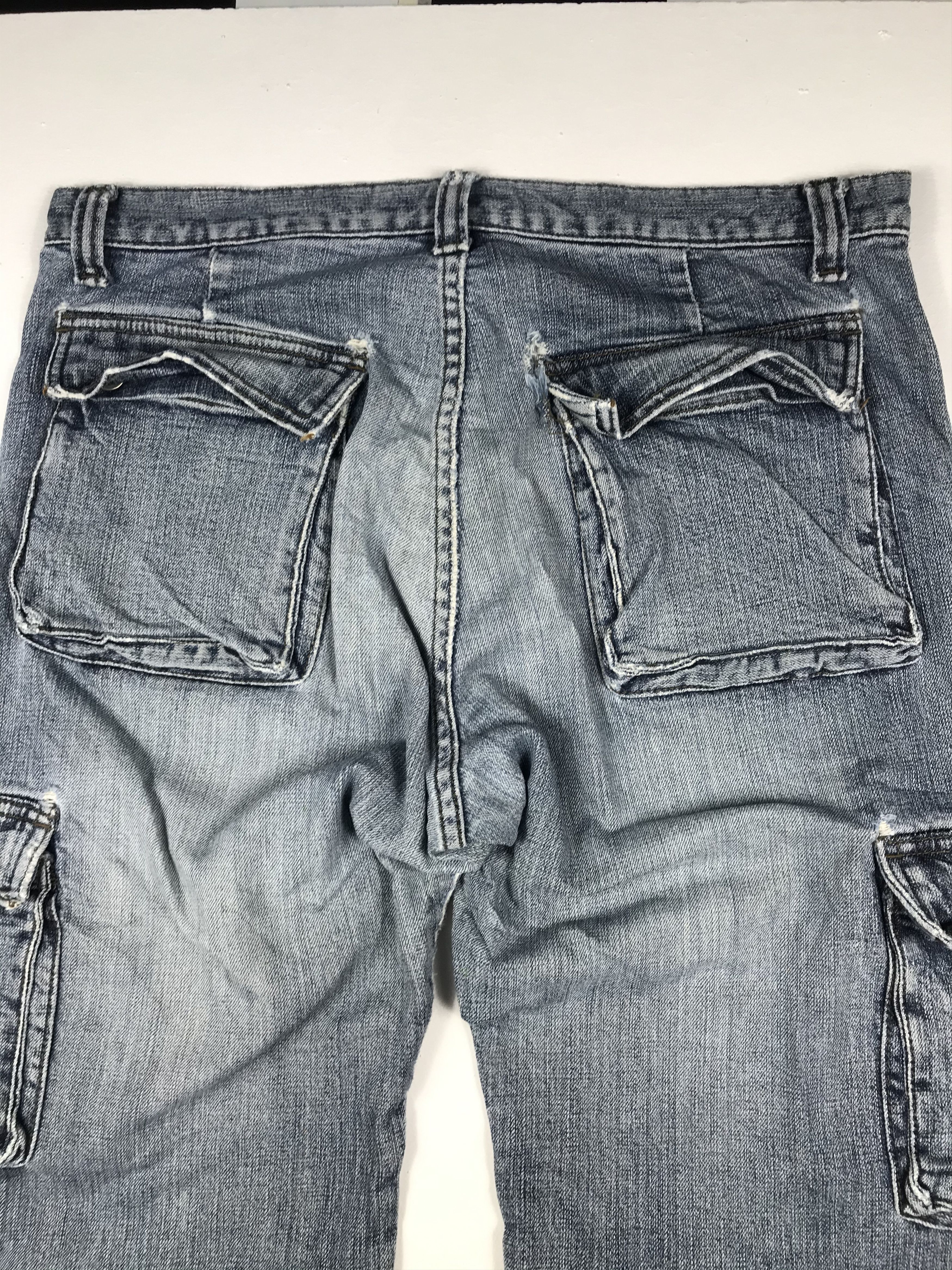 Global Work × Vintage Vintage Cargo Global Work Distressed Size US 34 / EU 50 - 7 Thumbnail