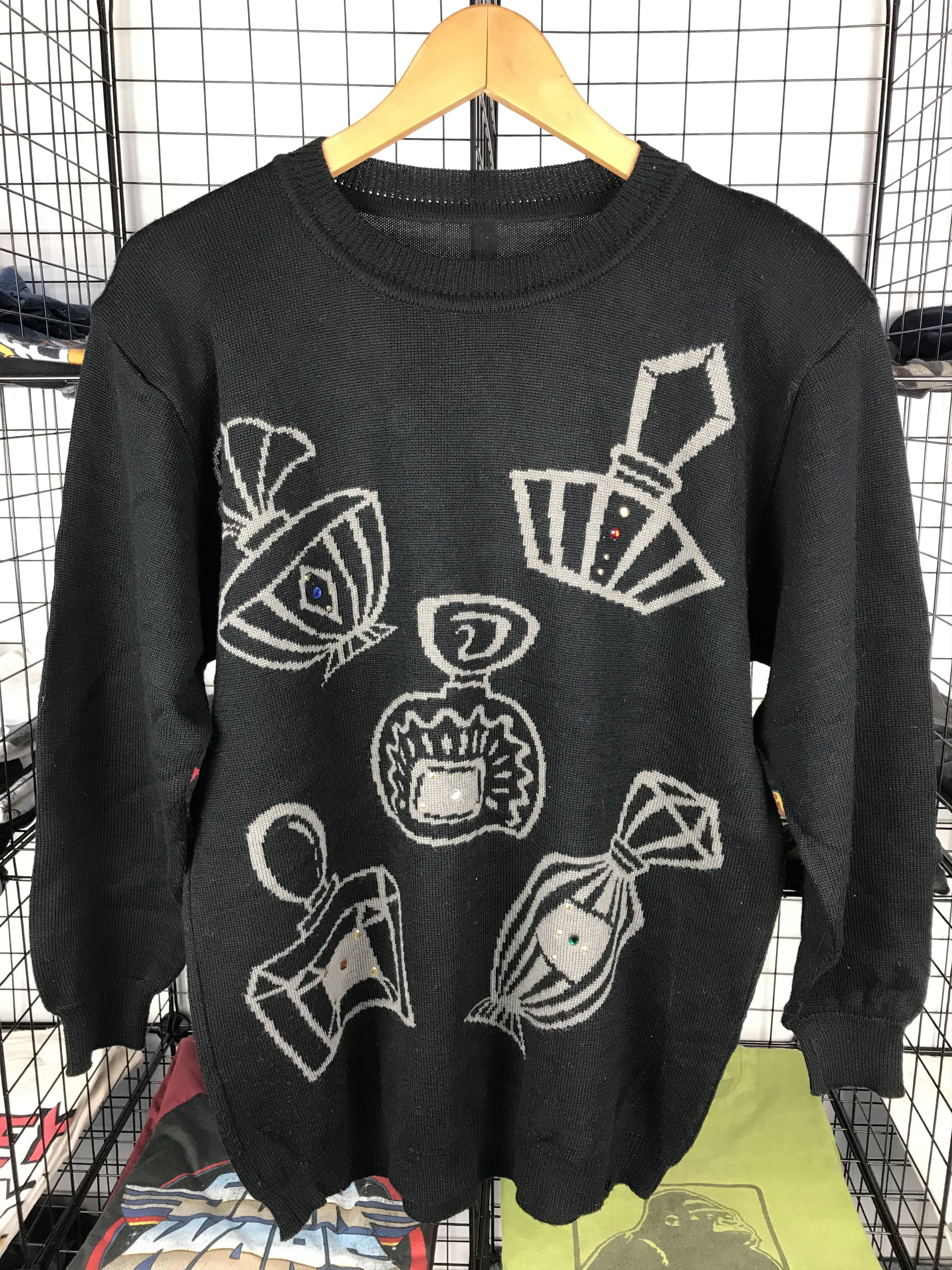 Japanese Brand × Vintage Vintage Sweatshirts Nice Design Size US L / EU 52-54 / 3 - 1 Thumbnail