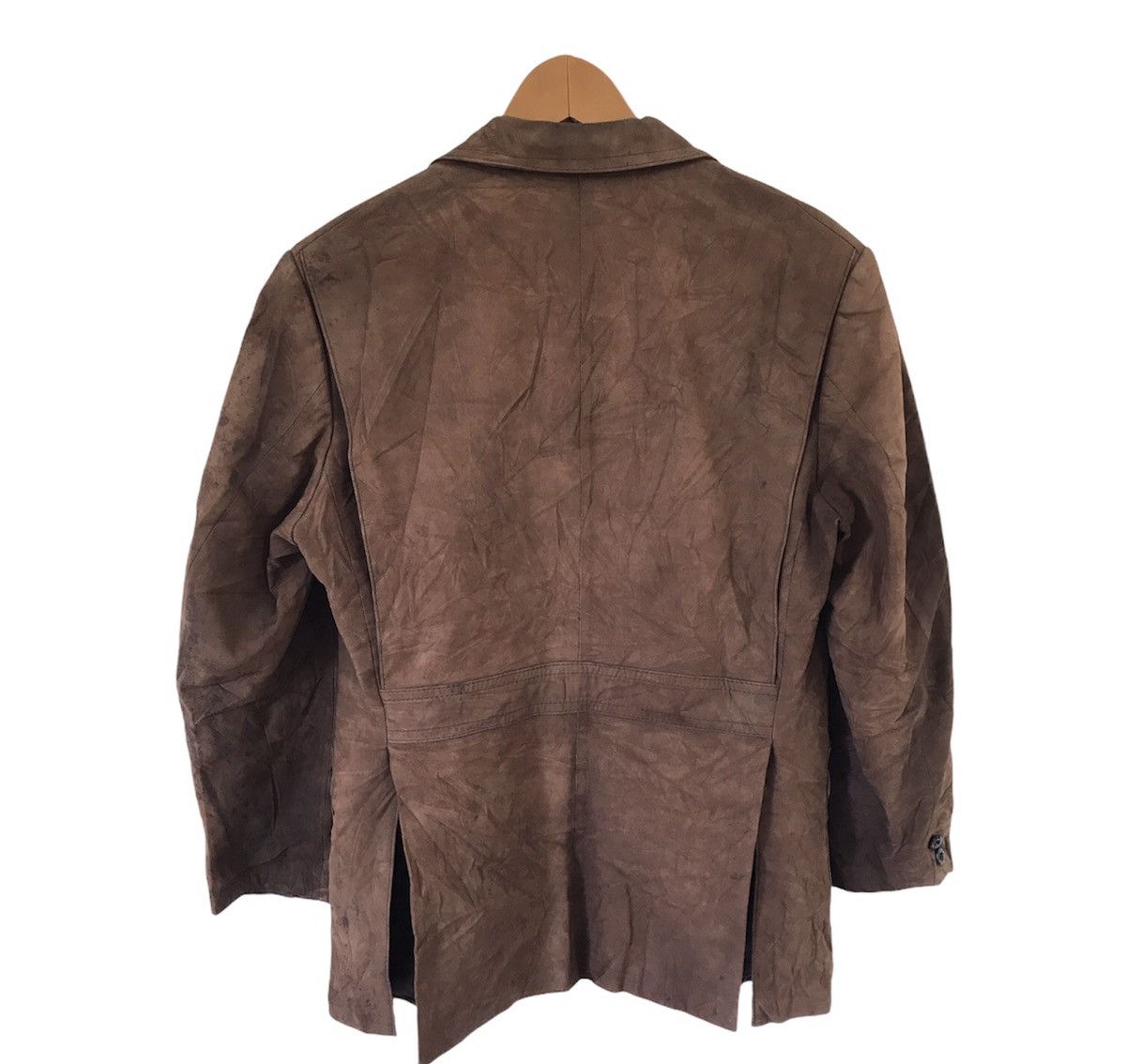 Japanese Brand Vintage Partina Leather Blazer Jacket Size US L / EU 52-54 / 3 - 6 Thumbnail