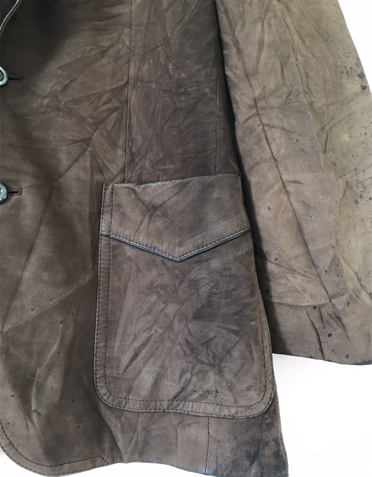 Japanese Brand Vintage Partina Leather Blazer Jacket Size US L / EU 52-54 / 3 - 4 Thumbnail