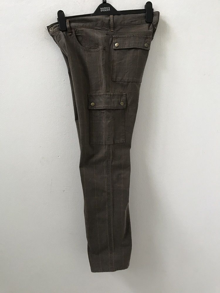 Japanese Brand INED HOMME Japan Checks Cargo Trouser Pant Size US 31 - 13 Thumbnail