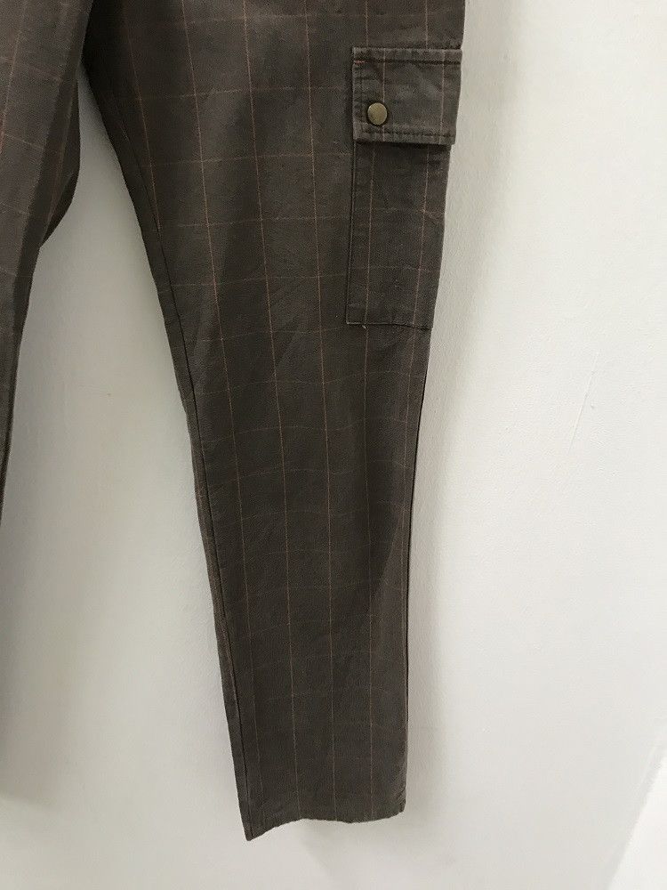 Japanese Brand INED HOMME Japan Checks Cargo Trouser Pant Size US 31 - 6 Thumbnail